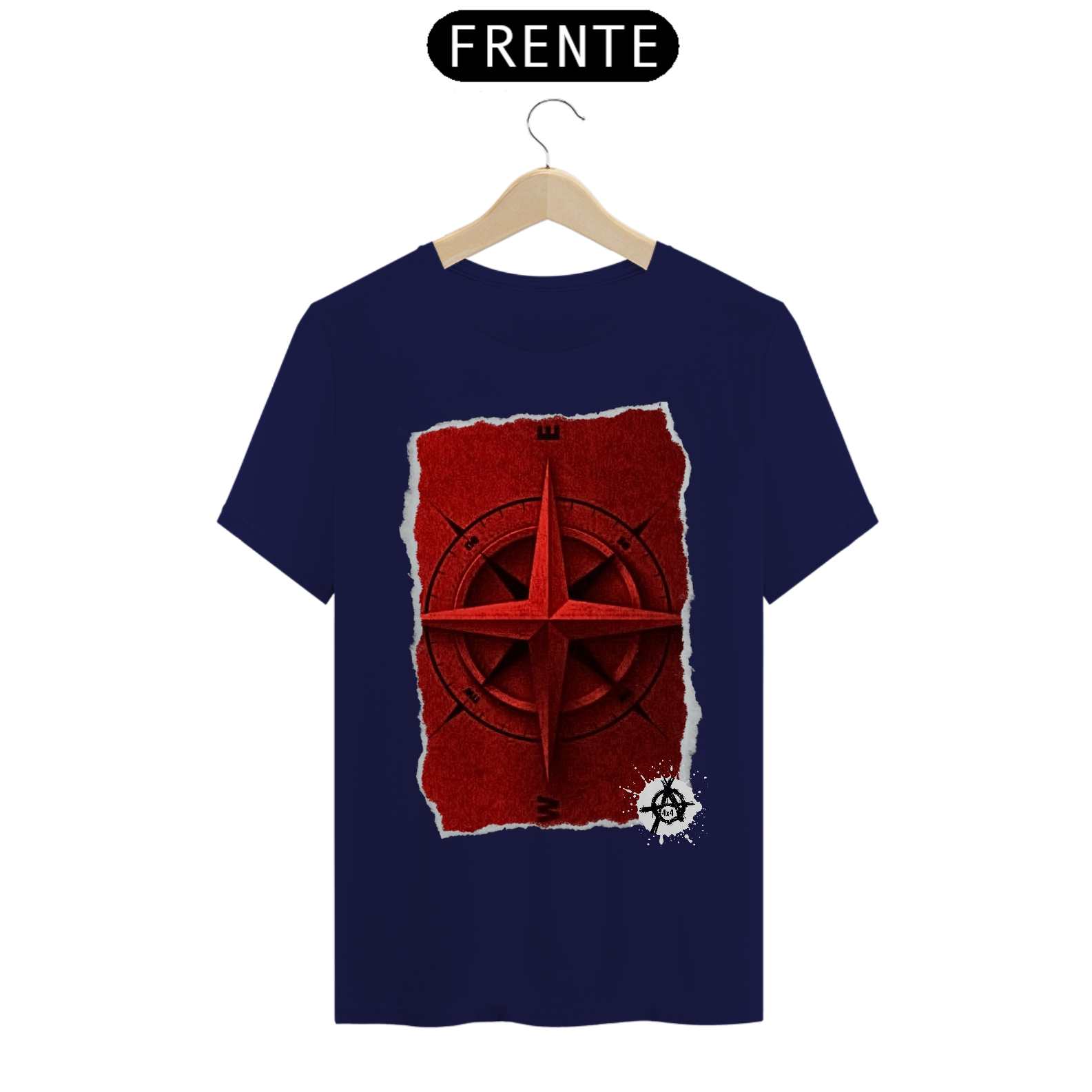 Camiseta Classic 55Cents - Bússola Red