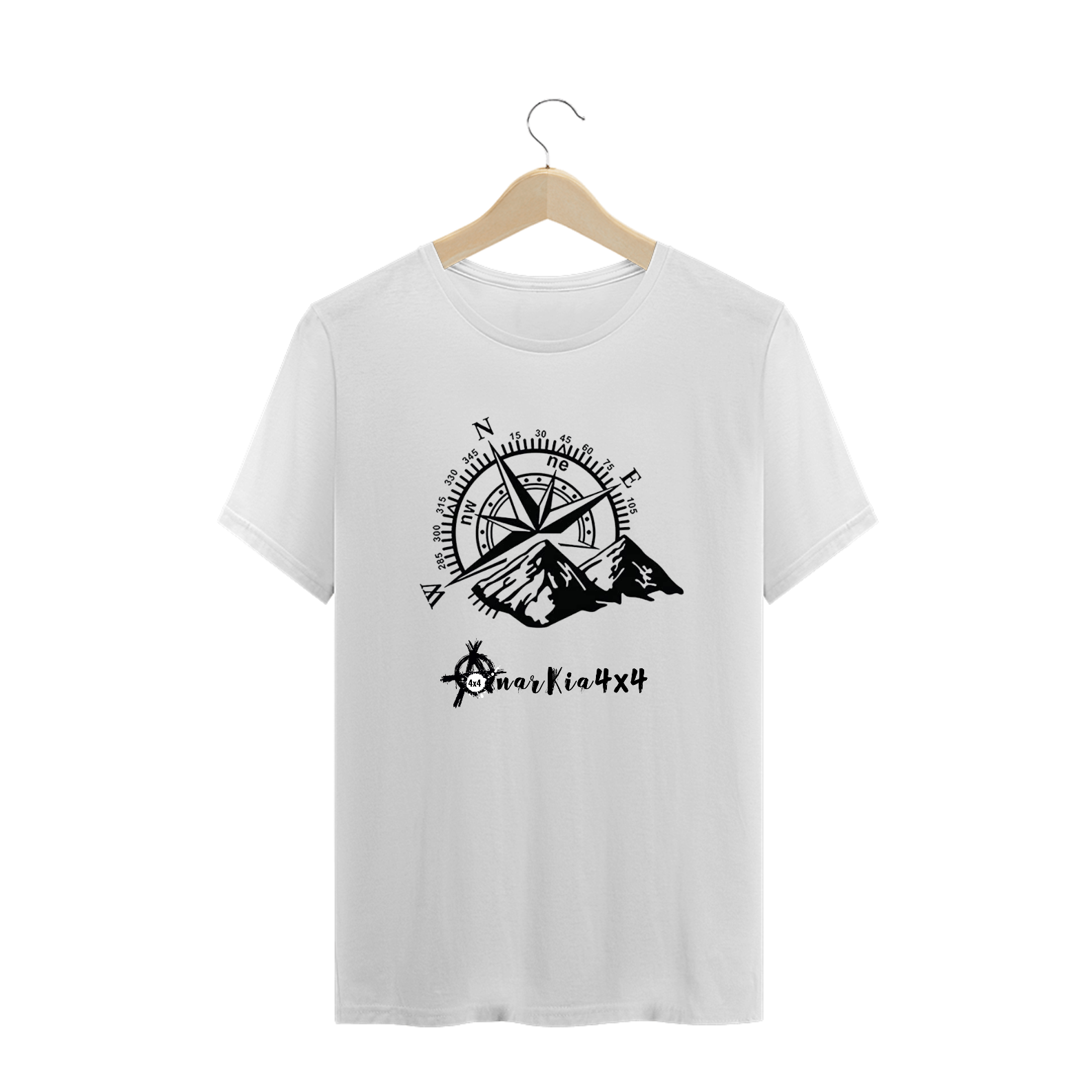 Camiseta Plus Size - Bússola Anarkia4x4