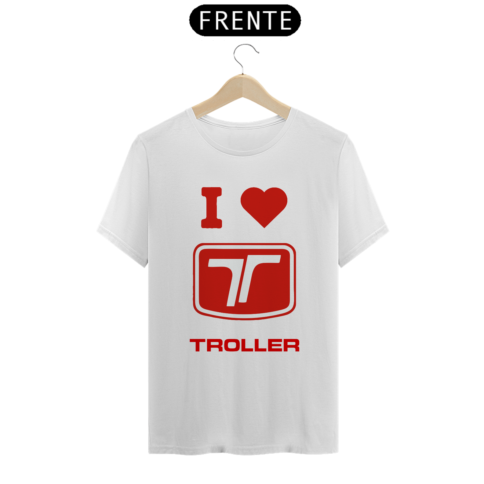 Camiseta Quality - I Love Troller Red 