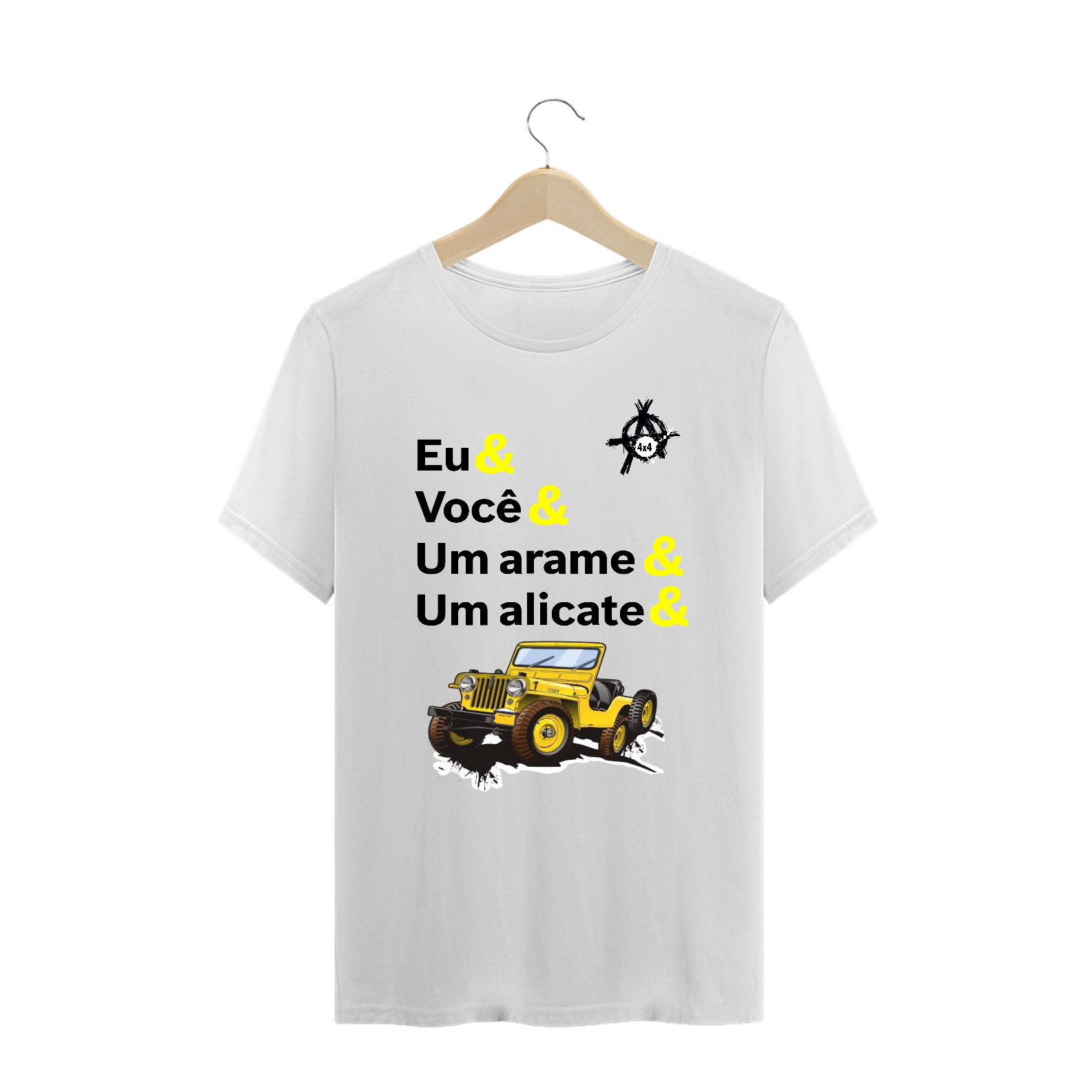 Camiseta Plus Size - Arame Jeep