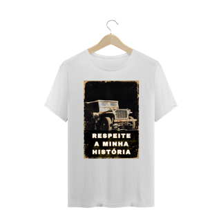 Camiseta Plus Size - Respeite História
