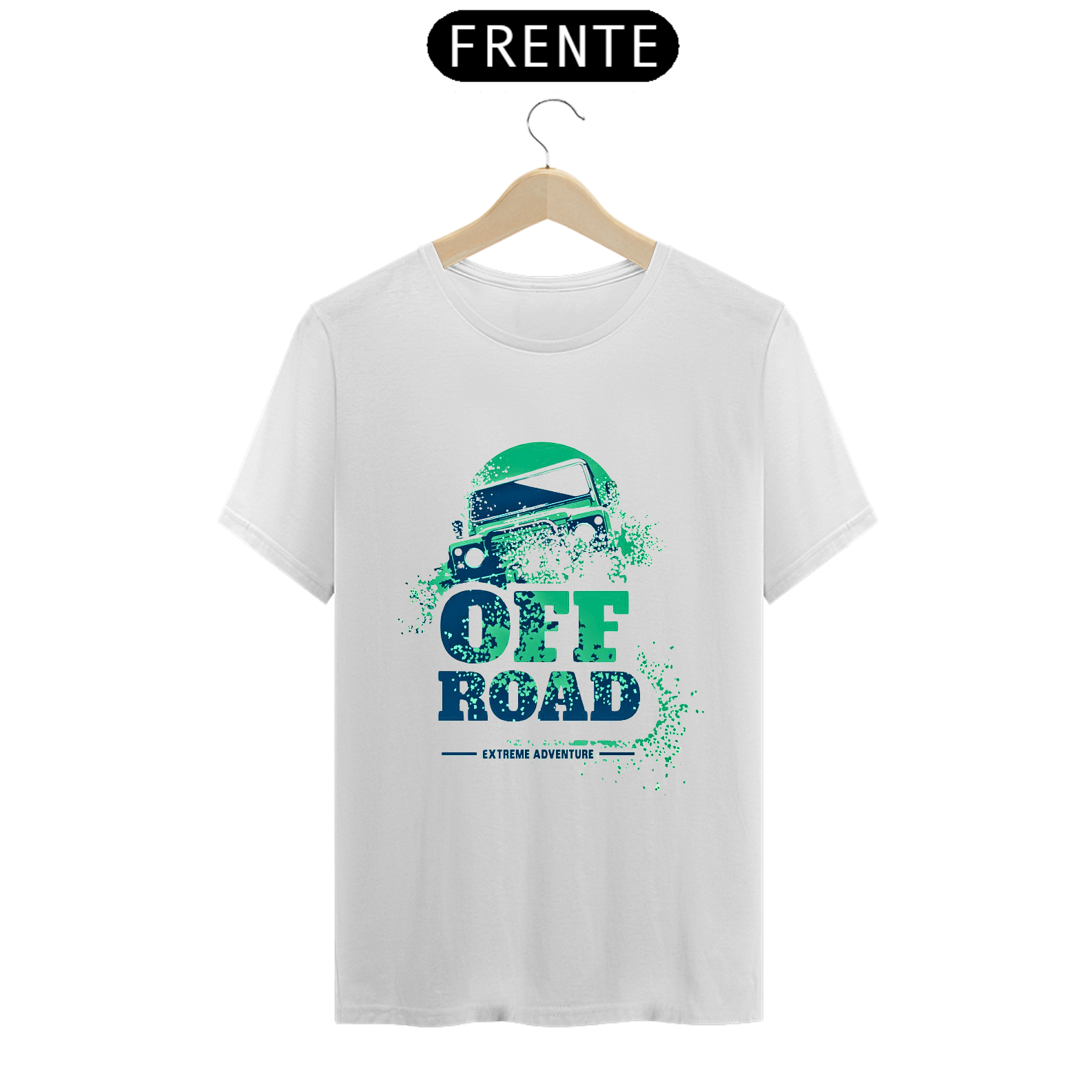 Camiseta Prime - Off Road Land Branca