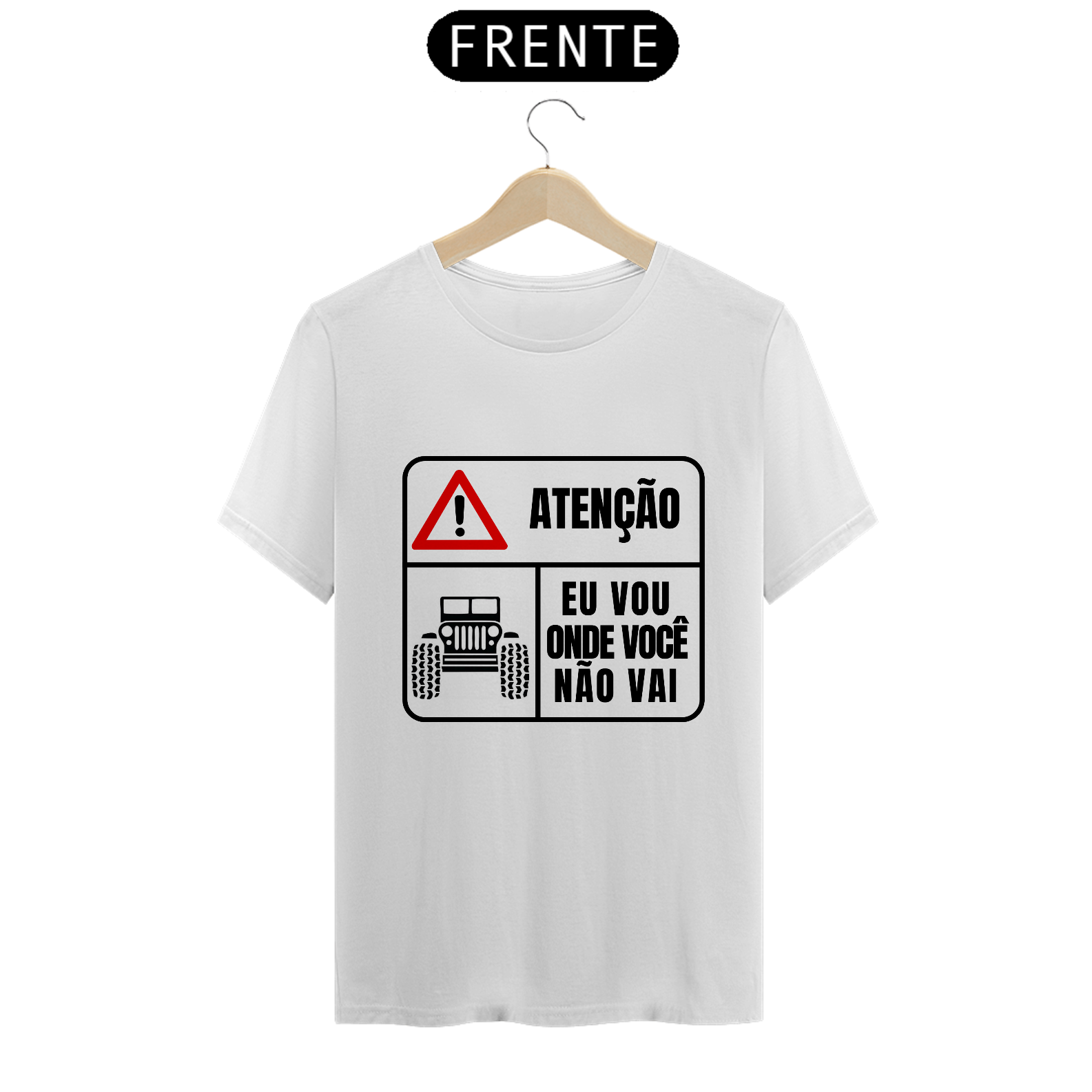 Nome do produto: Camiseta Quality - Atenção Jeep