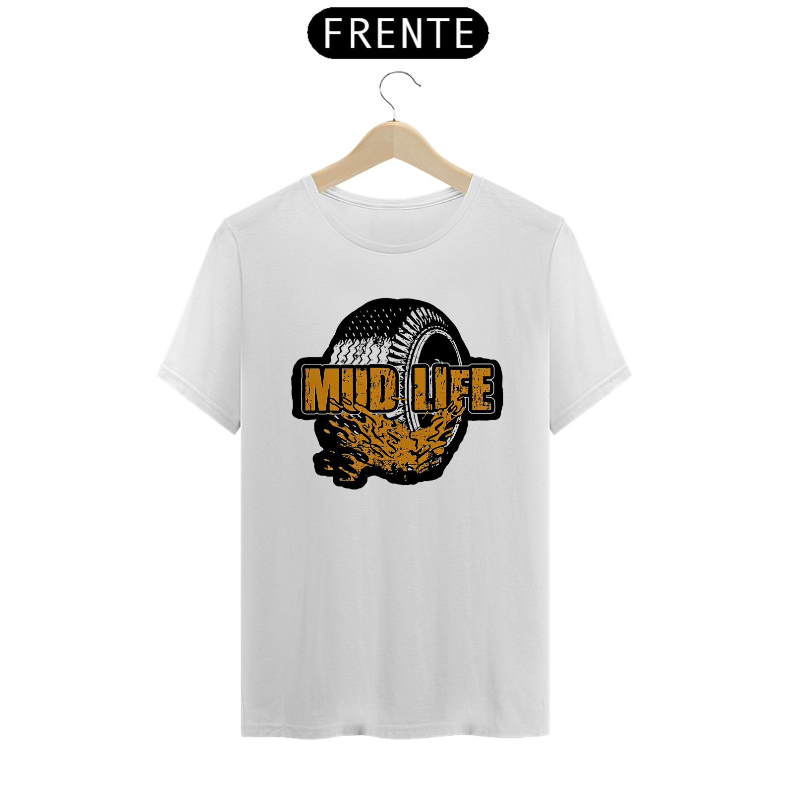 Camiseta Quality - Mud Life White 