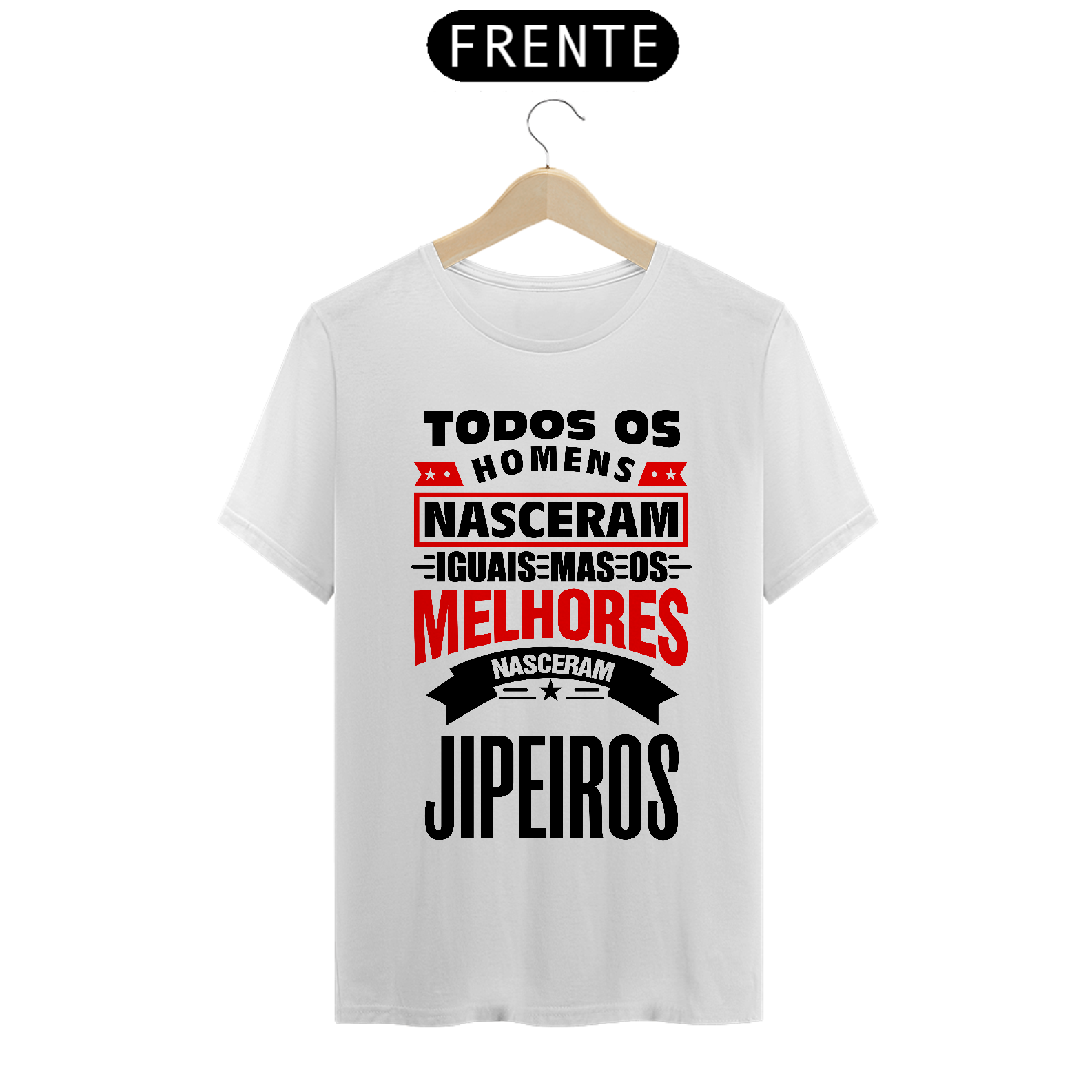 Camiseta Quality - Todos Jipeiros - Branca