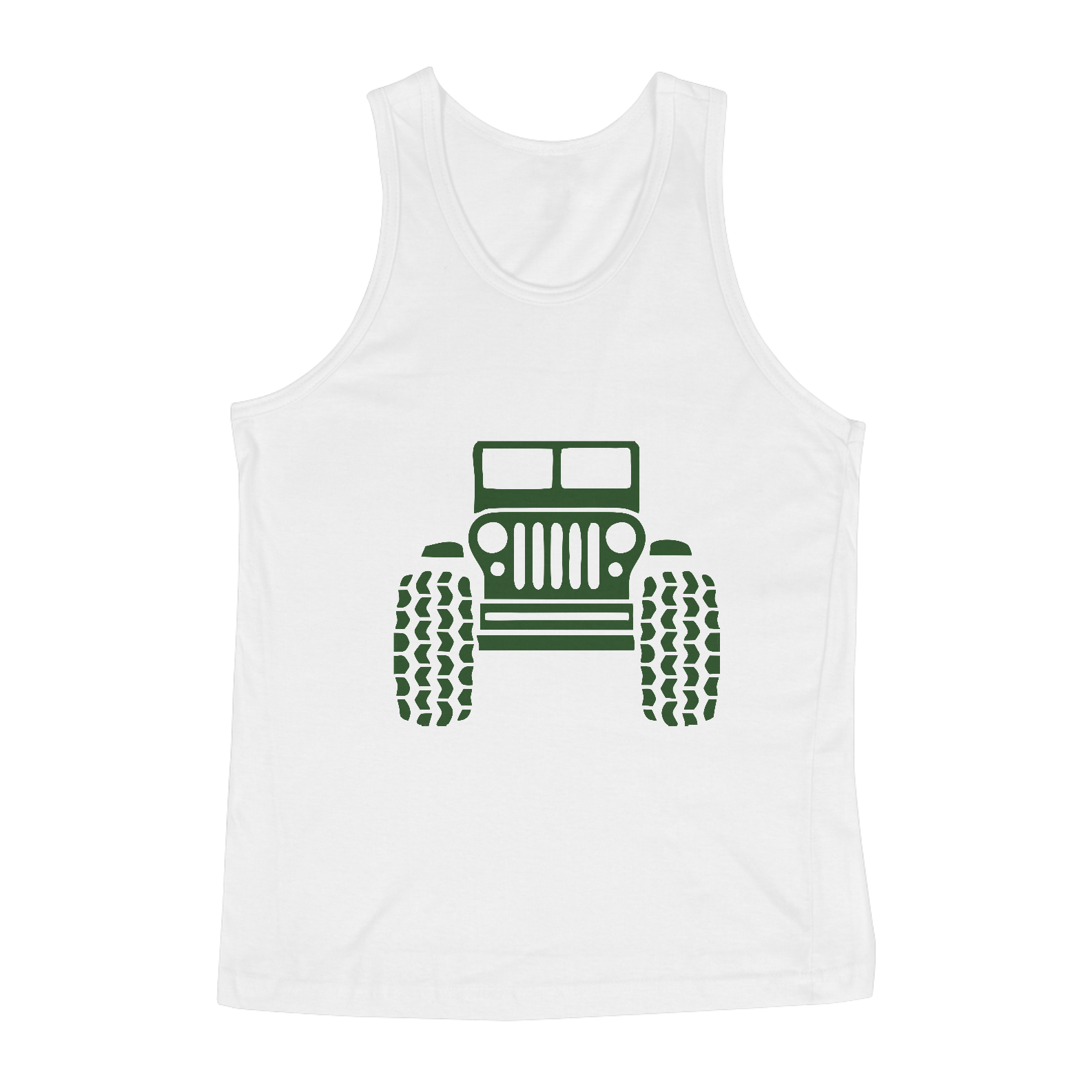 Nome do produto: Camiseta Regata - Jeep Verde