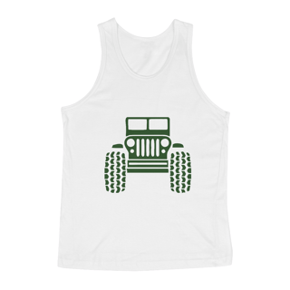 Camiseta Regata - Jeep Verde