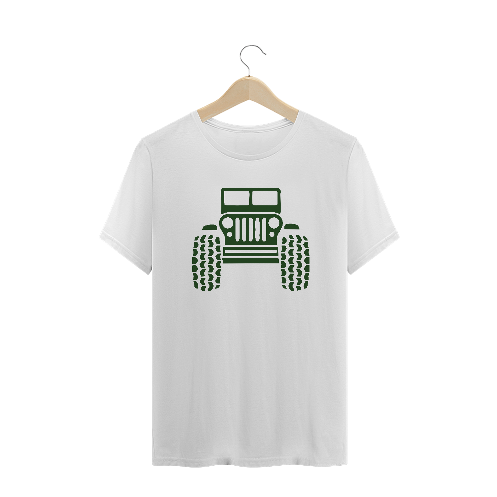 Camiseta Plus Size- Jeep Verde