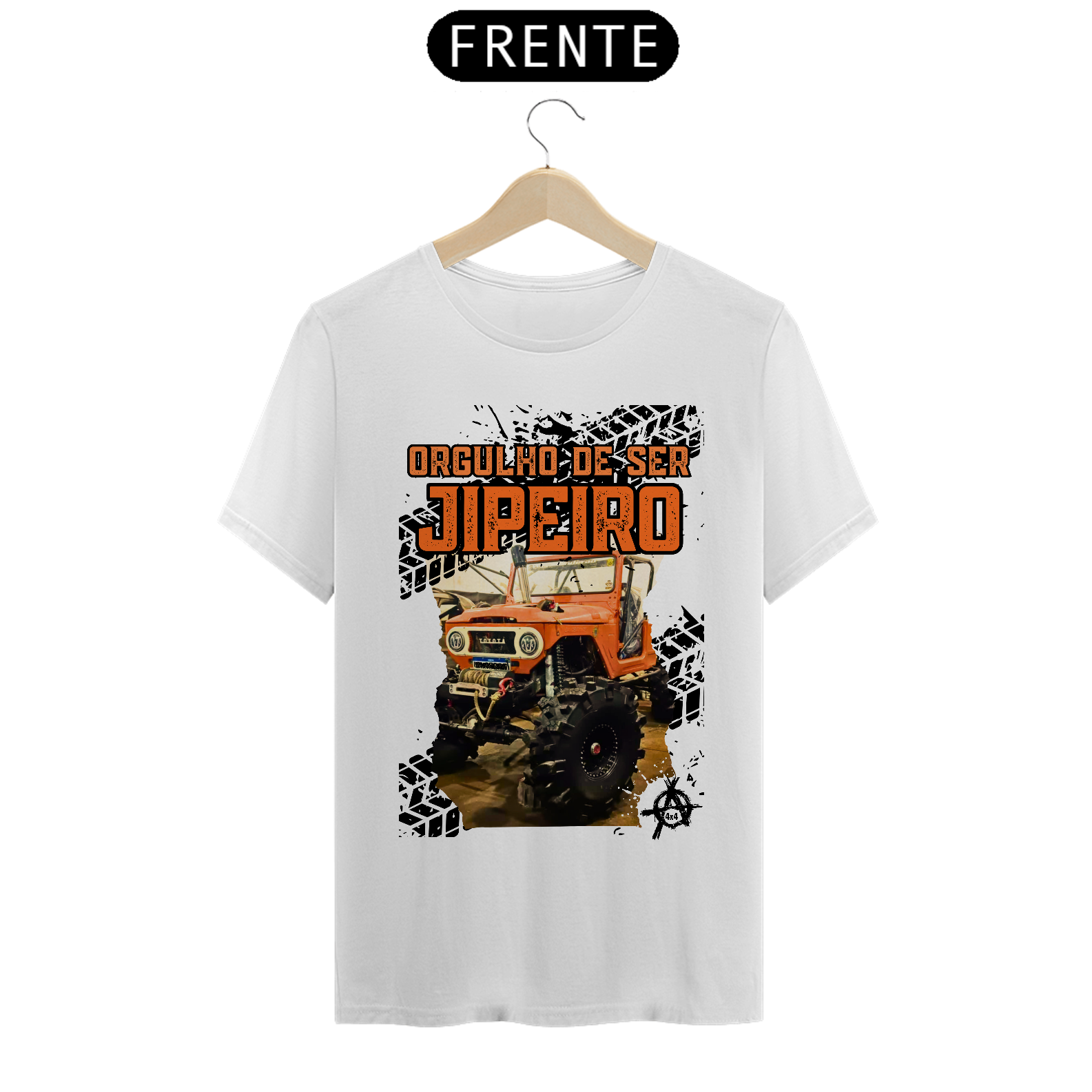 Camiseta Quality - Orgulho Jipeiro / Toyota - Branca