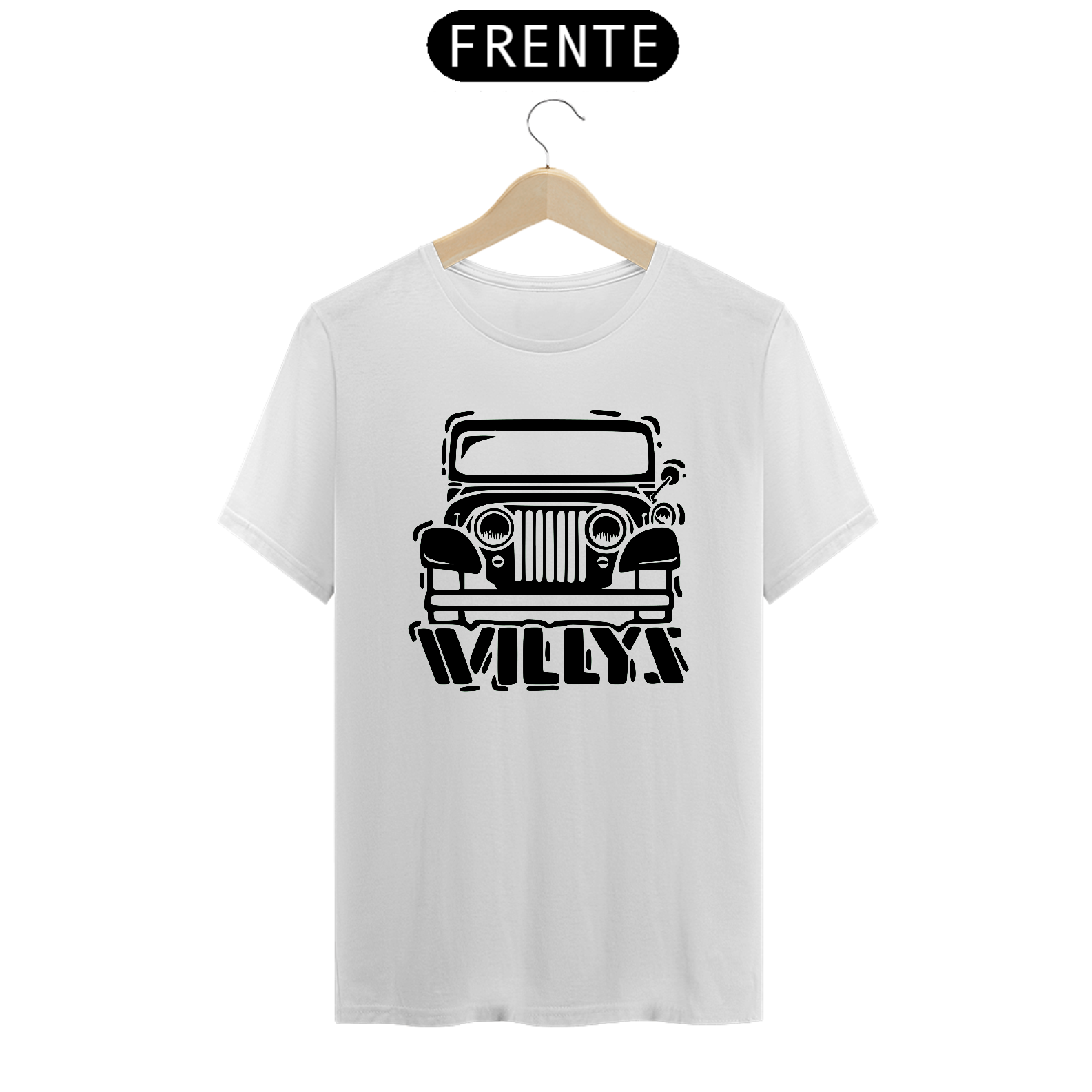 Nome do produto: Camiseta Quality - Jeep Willys Black