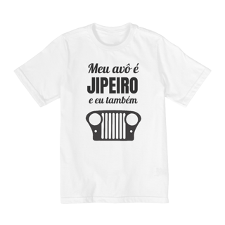 Camiseta Infantil 02 a 08 Anos  - Avô Jipeiro