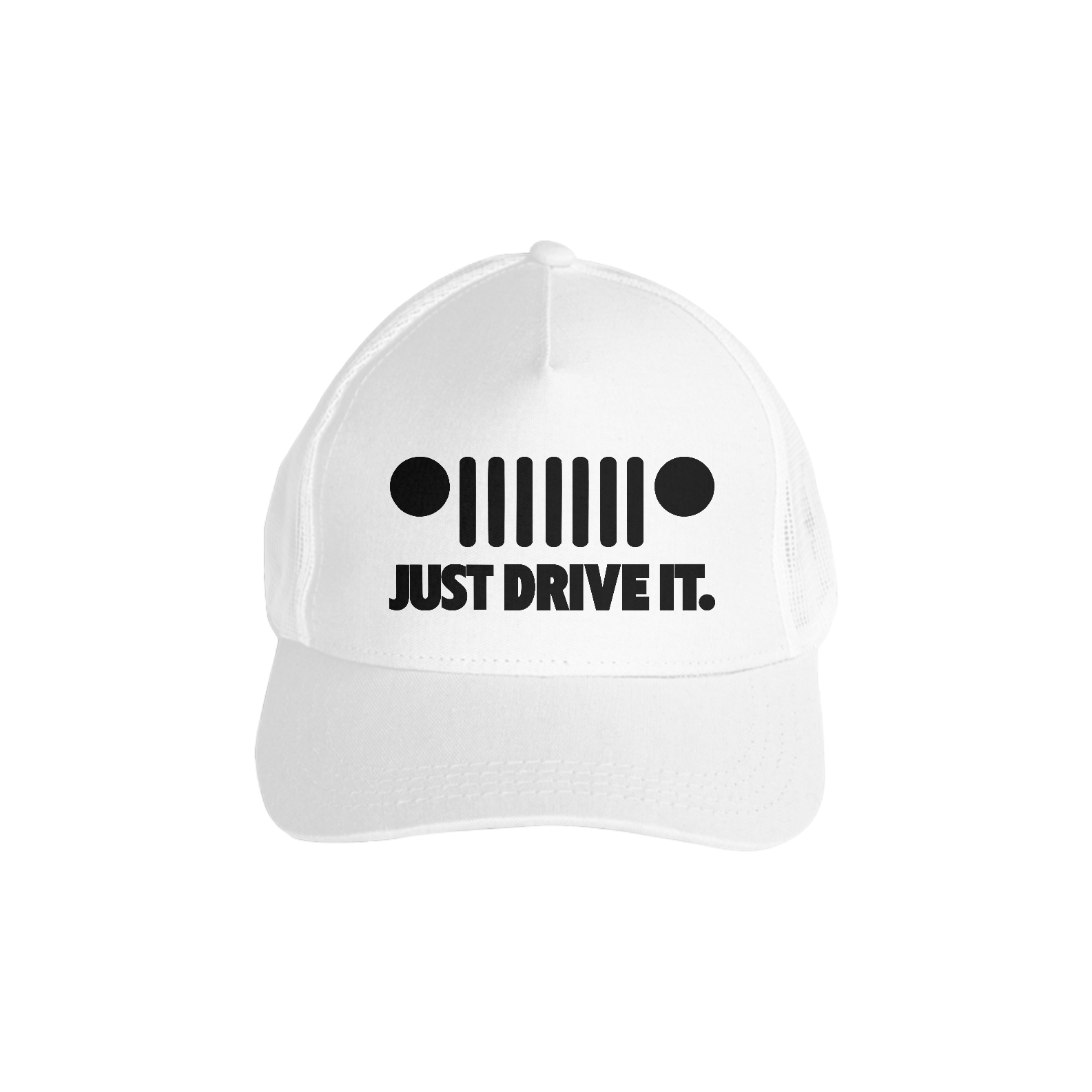 Boné Americano com Tela - JUST DRIVE IT
