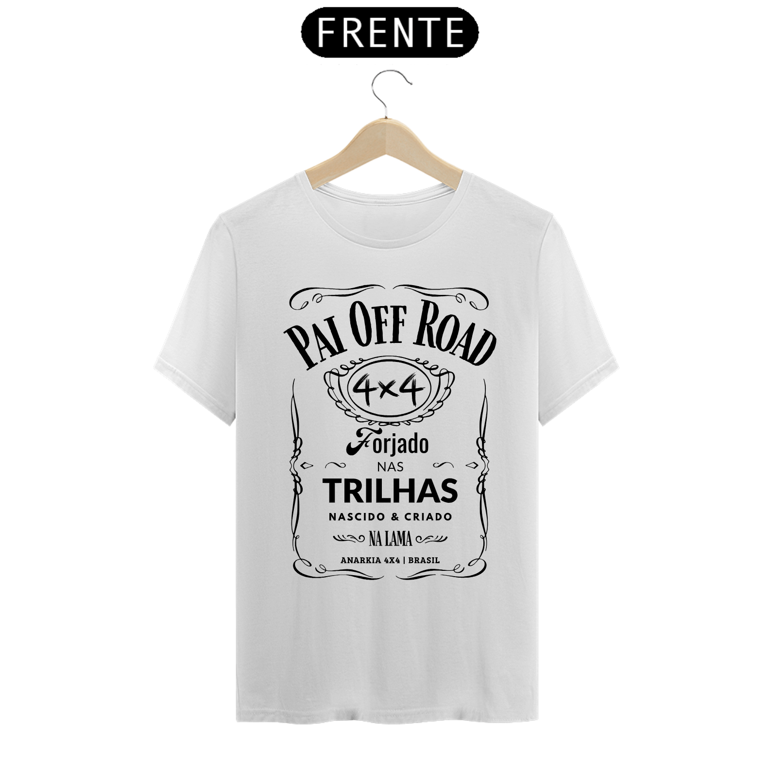 Camiseta Quality - Pai Off Road - Black