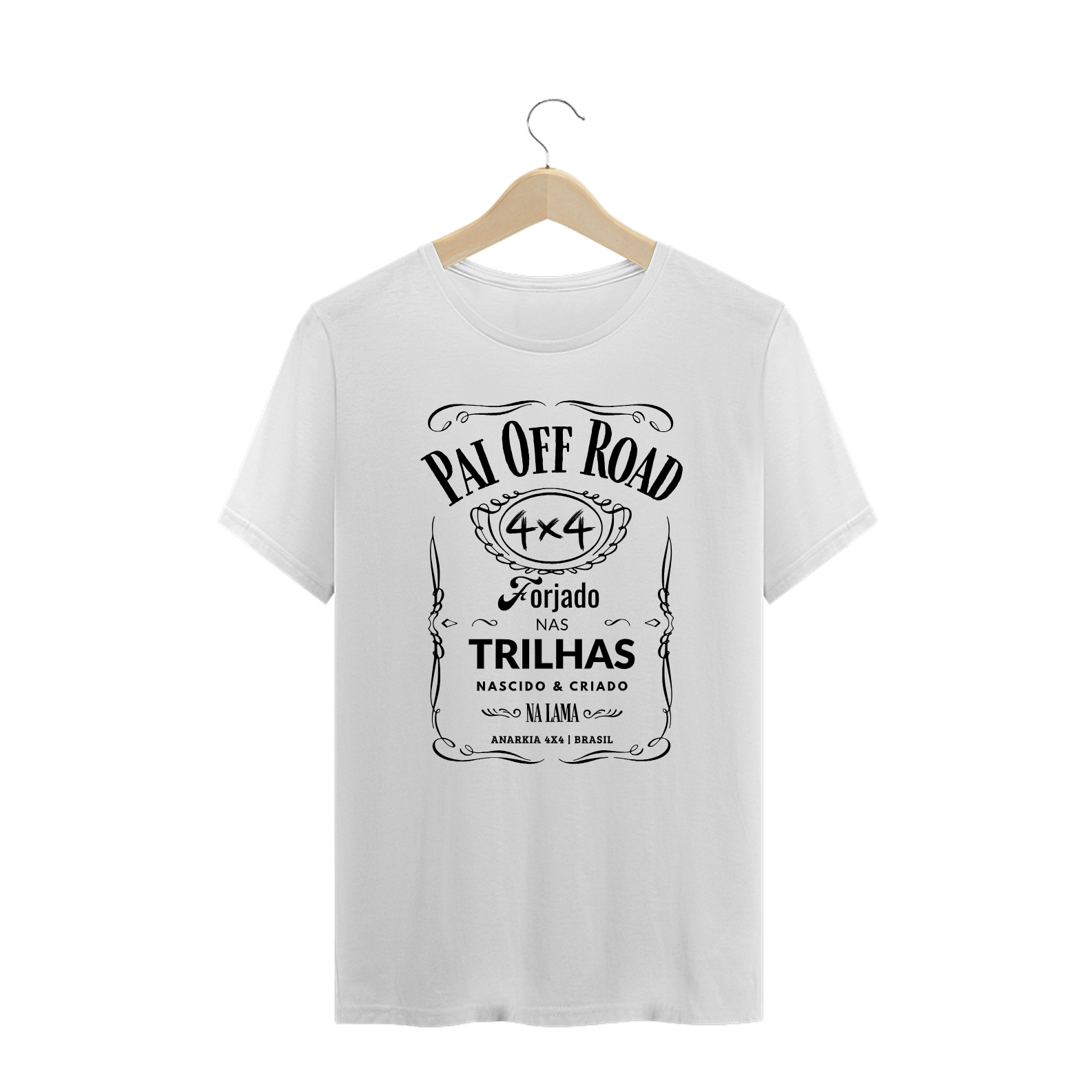 Camiseta Plus Size - Pai Off Road - Black