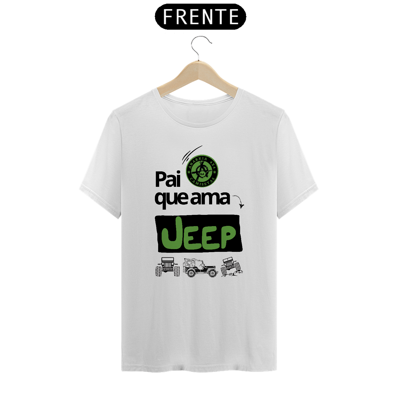 Camiseta Quality - Pai ama Jeep