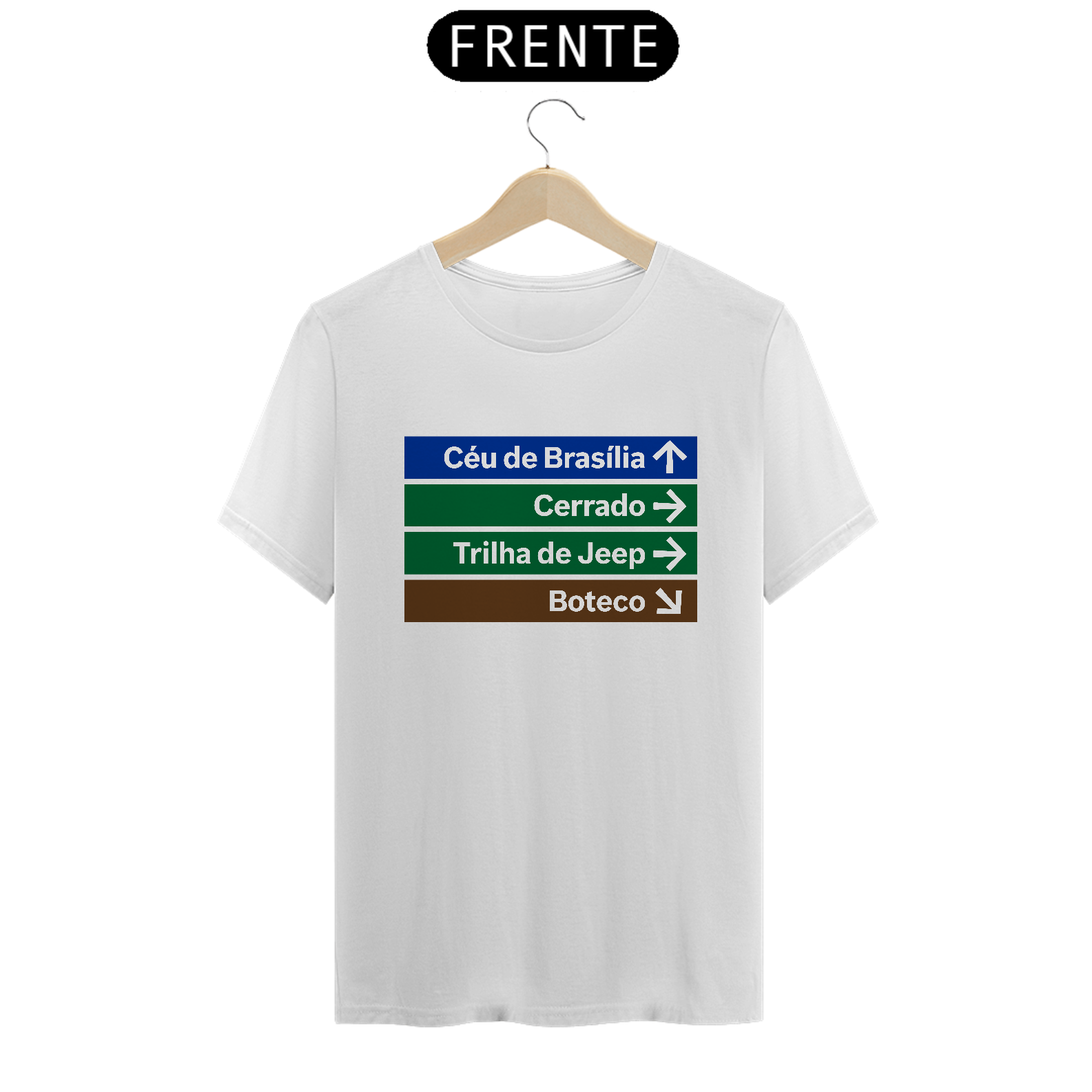 Camiseta Quality Sinalizando - Brasília