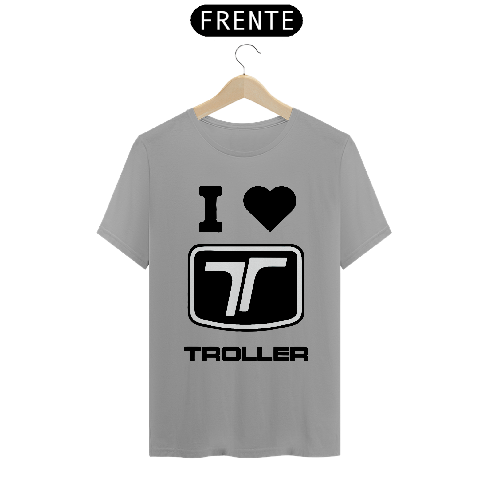 Camiseta Quality - I Love Troller Black
