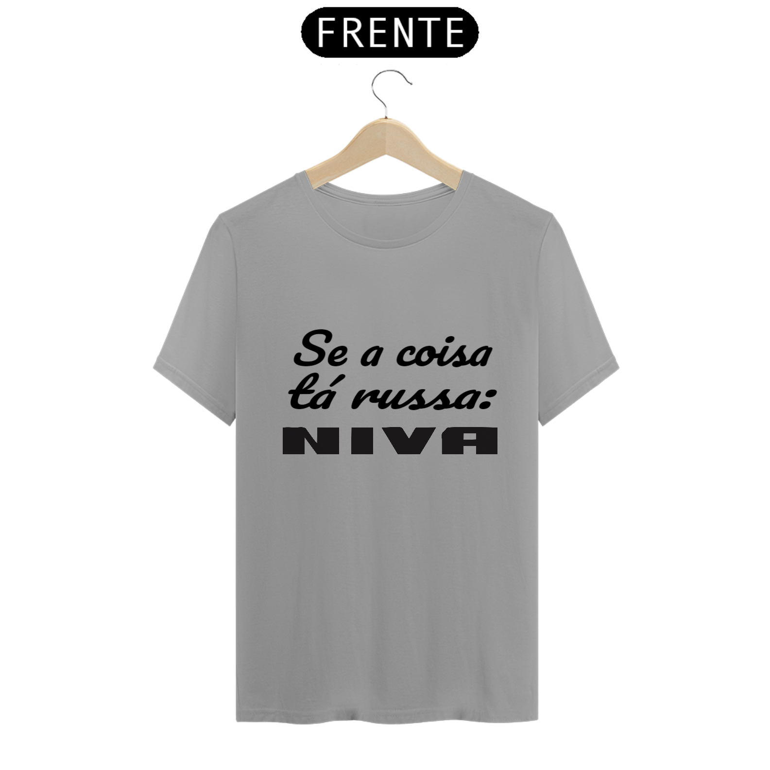 Camiseta Quality - Tá Russo: NIVA BLACK