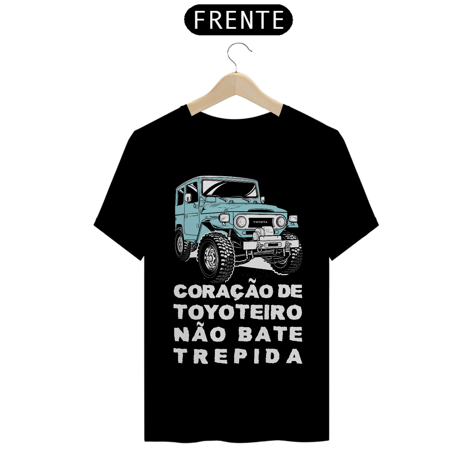 Camiseta  Quality -  Toyota Bandeirante - Letra Branca