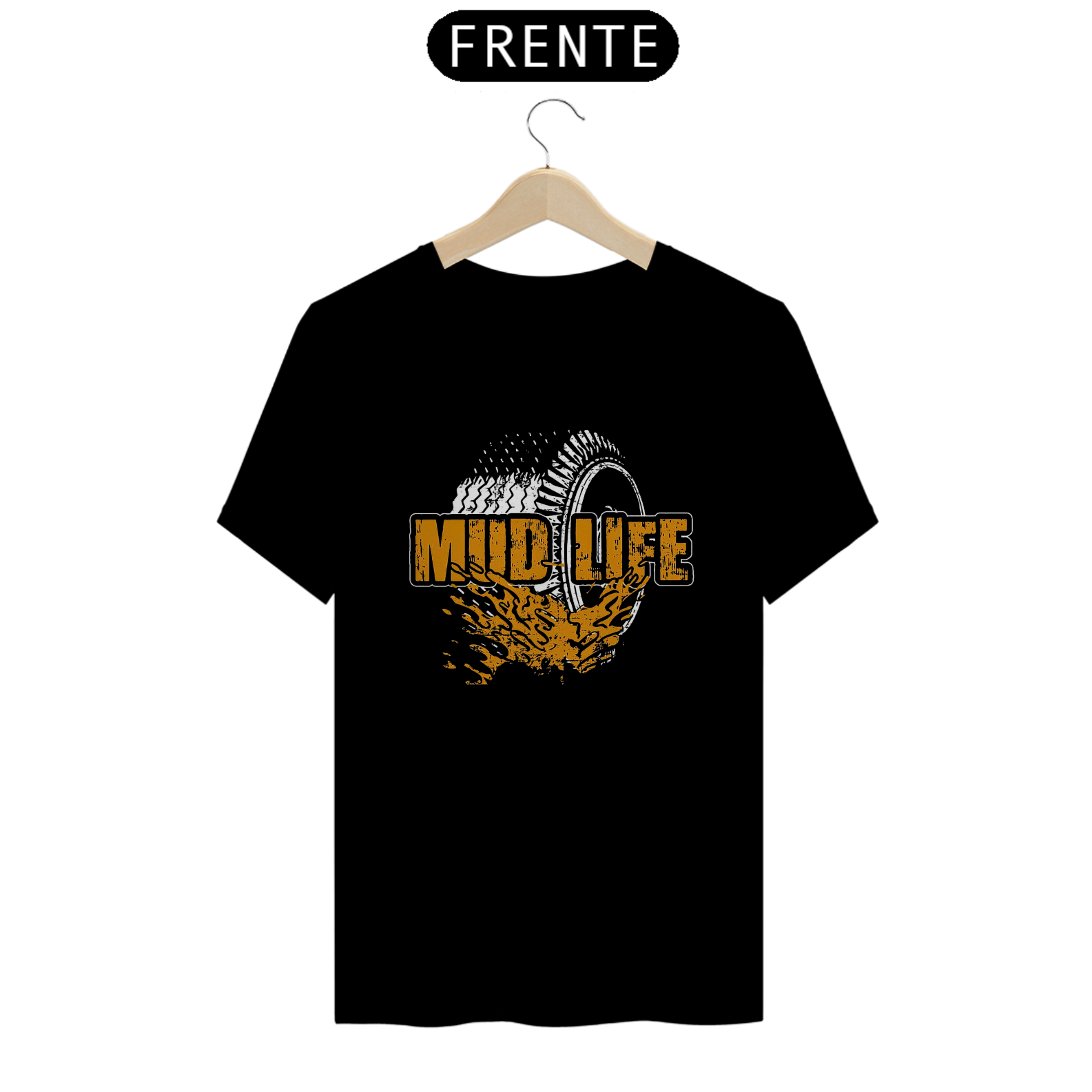 Camiseta Quality - Mud Life - Black