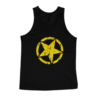 Camiseta Regata - Estrela Amarela