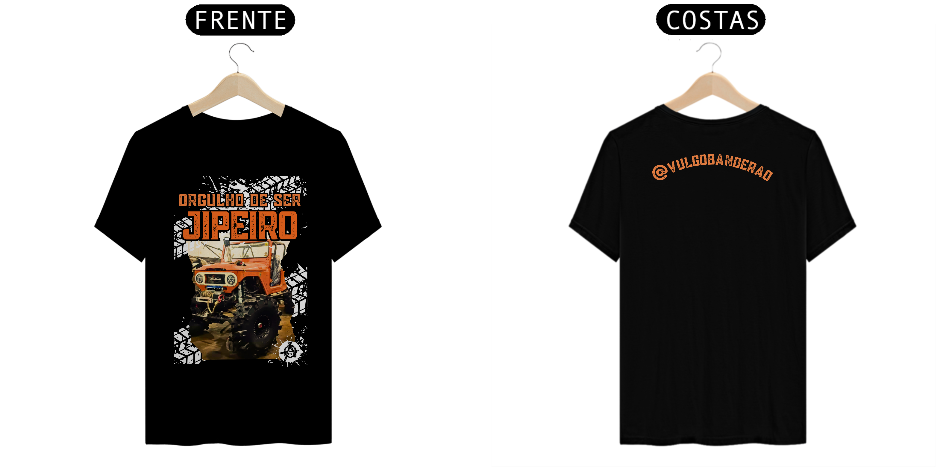 Camiseta Quality - Anarkia4x4 / VulgoBanderao - Black