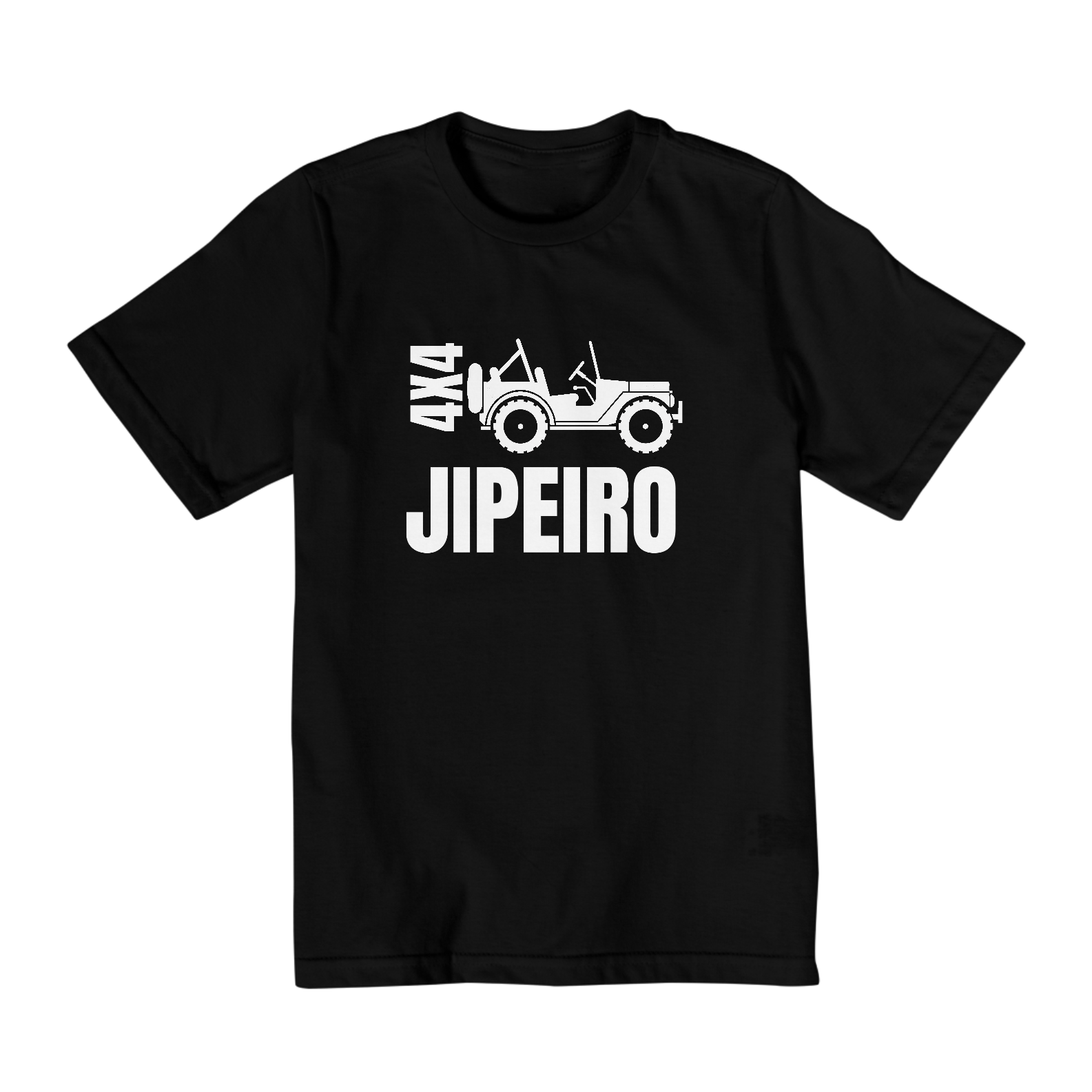 Camiseta Infantil - 10 a 14 anos - Jipeiro 4x4