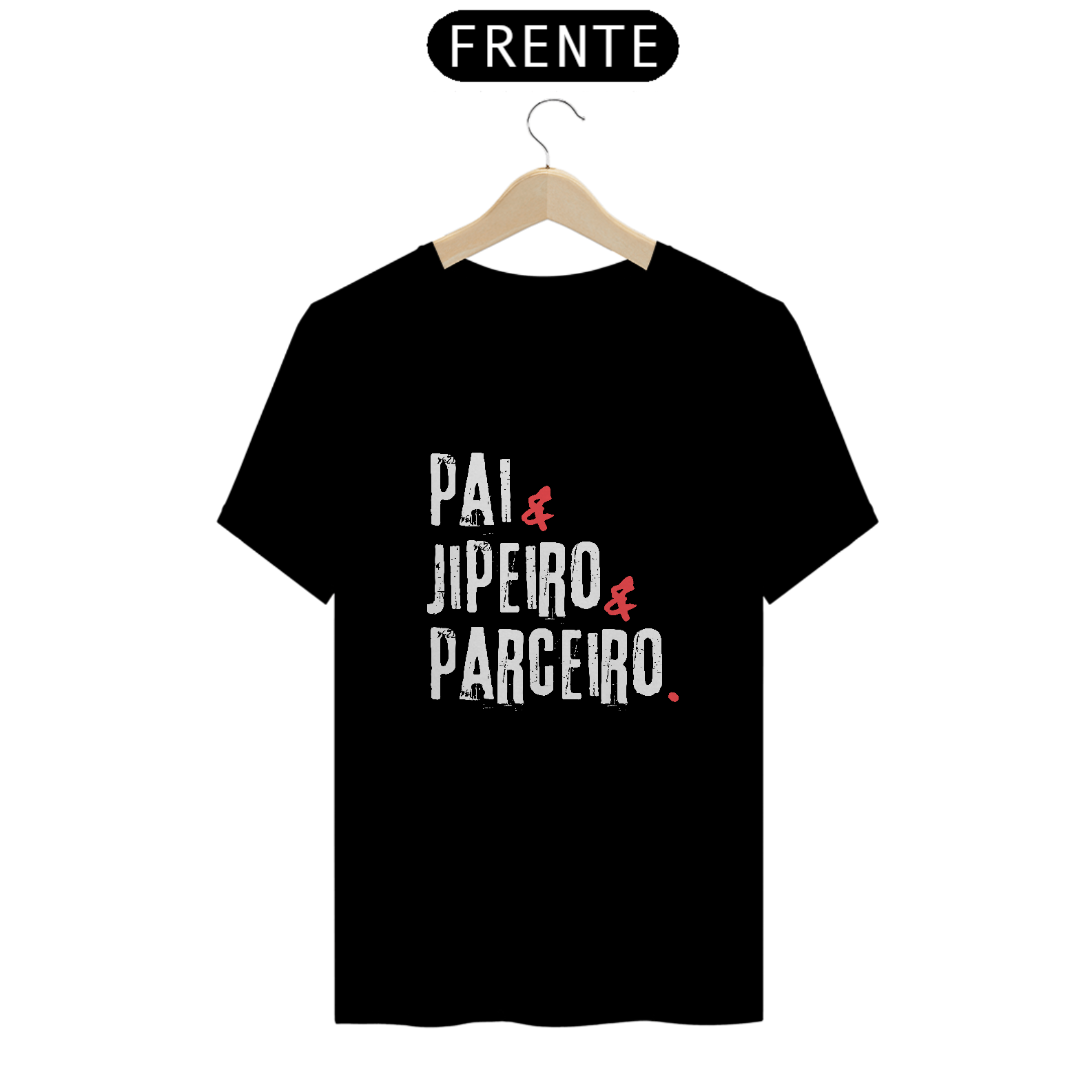 Camiseta Quality - Pai & Jipeiro - Branco