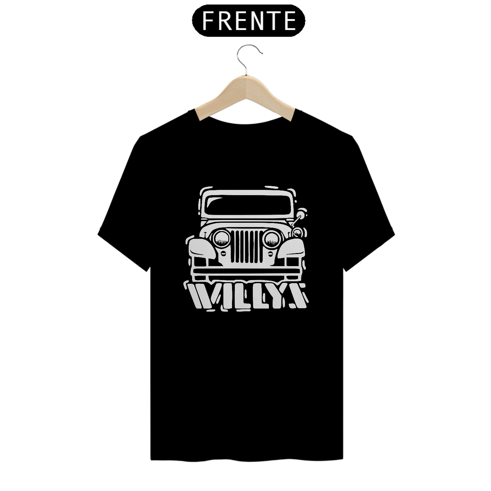 Camiseta Quality - Jeep Willys Branco