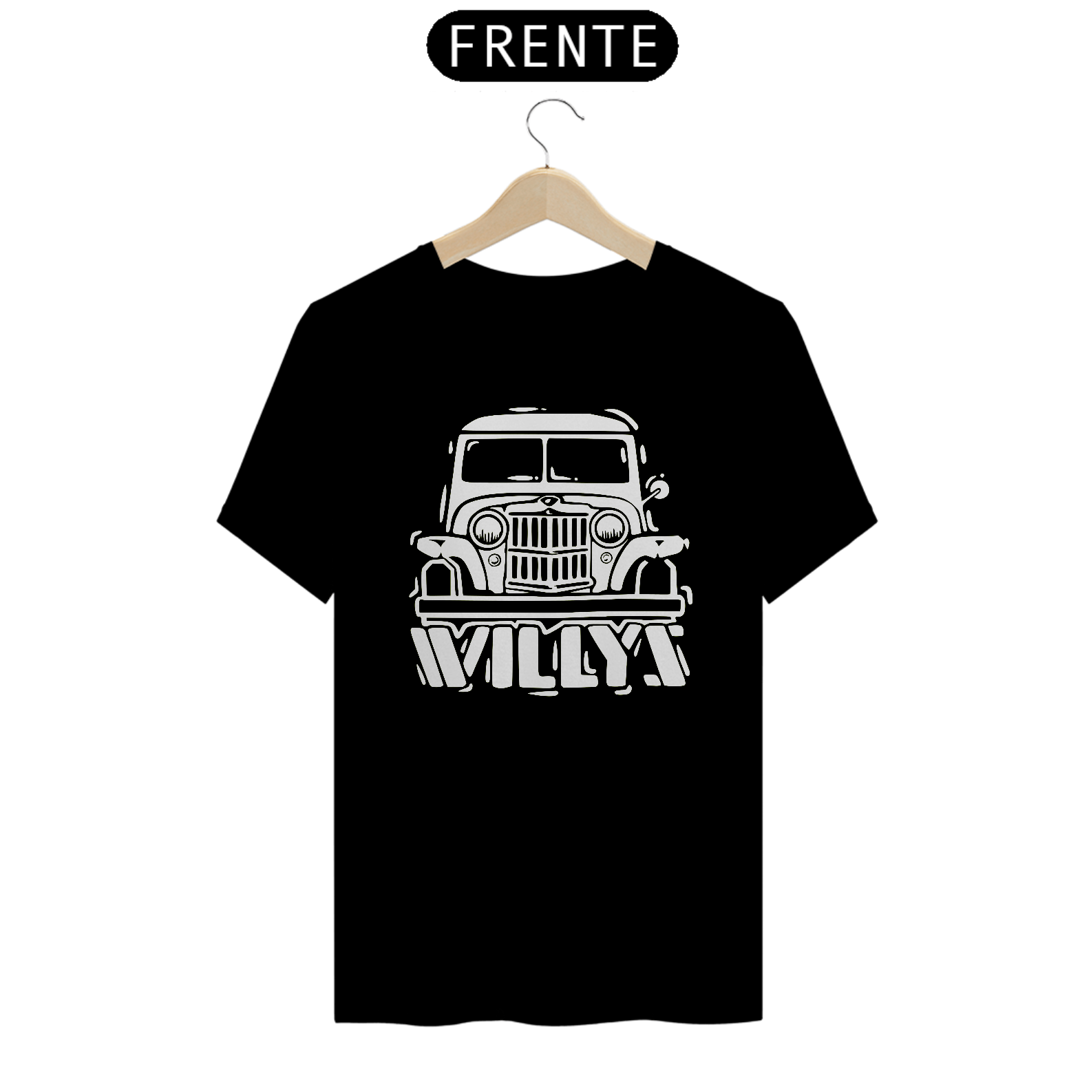 Camiseta Quality - Rural Willys - Branca