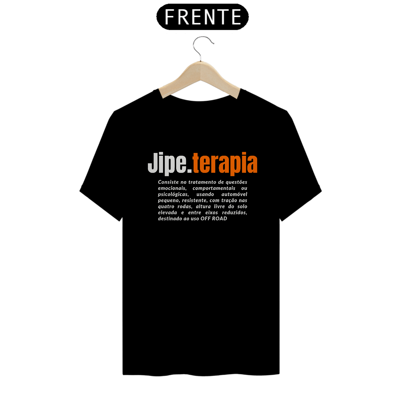 Camiseta Quality - Jipe terapia - Branco