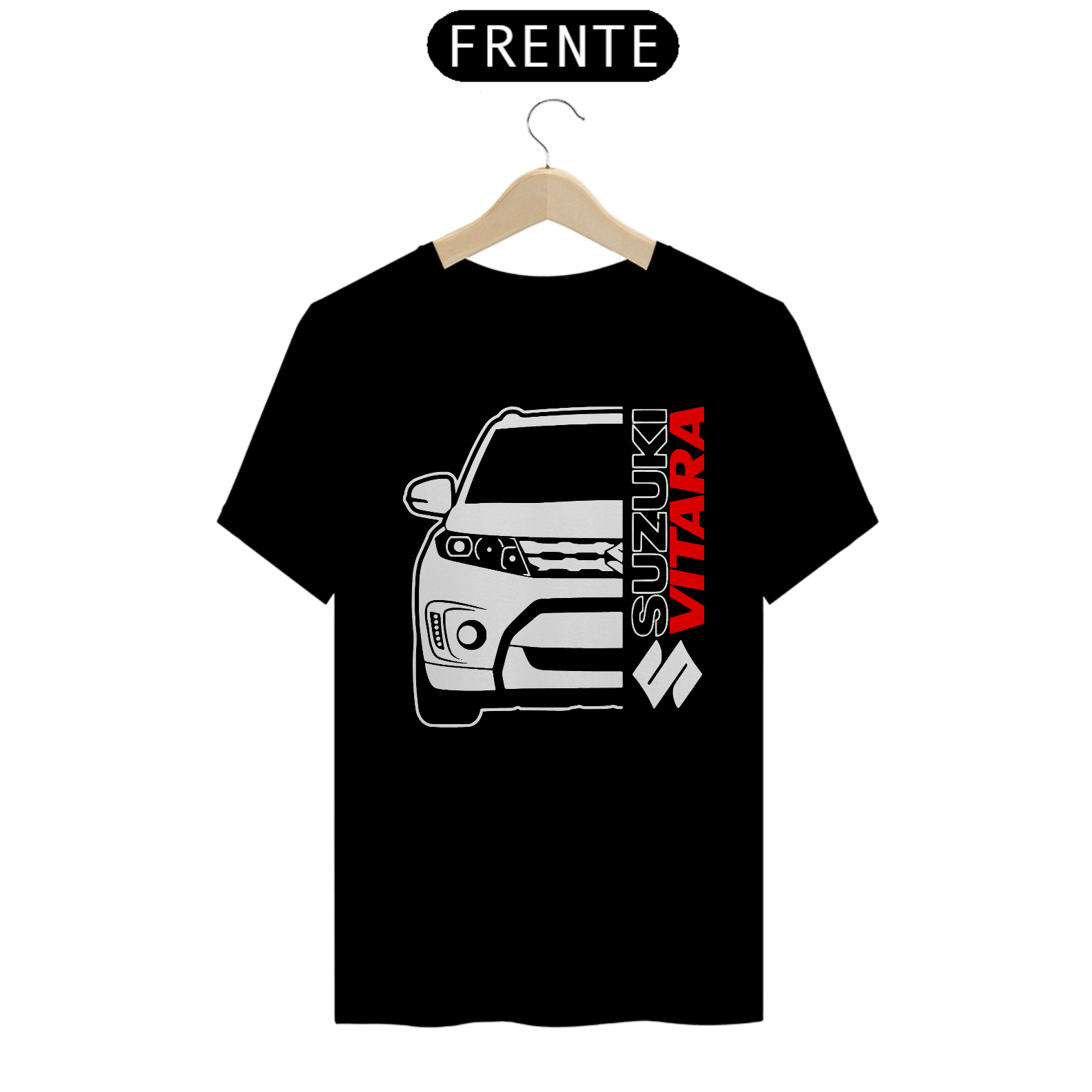 Nome do produto: Camiseta Quality - Suzuki Vitara - Metade