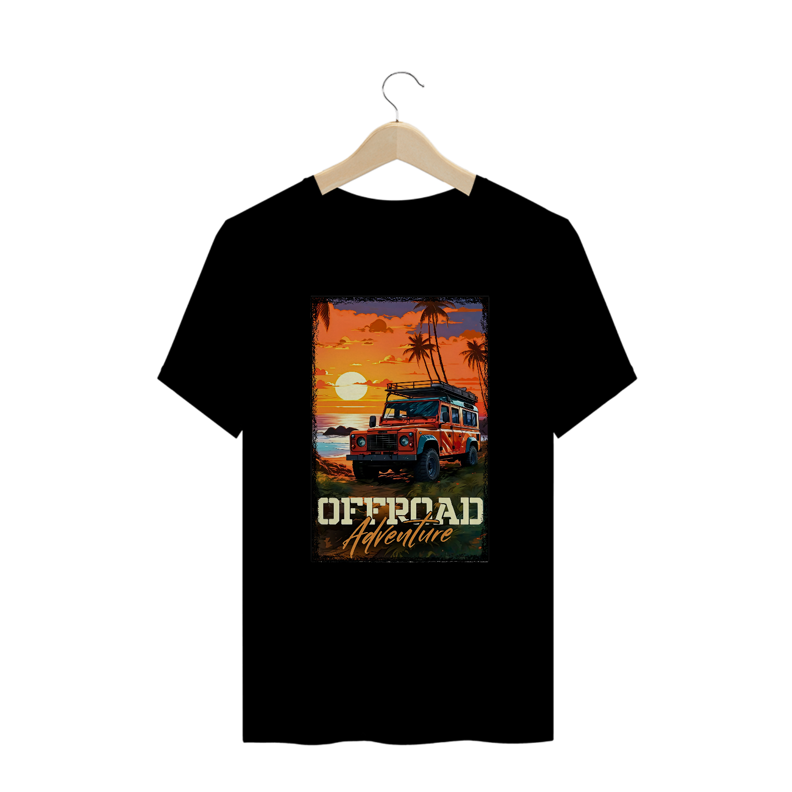 Camiseta Plus Size - Land Rover Off Road