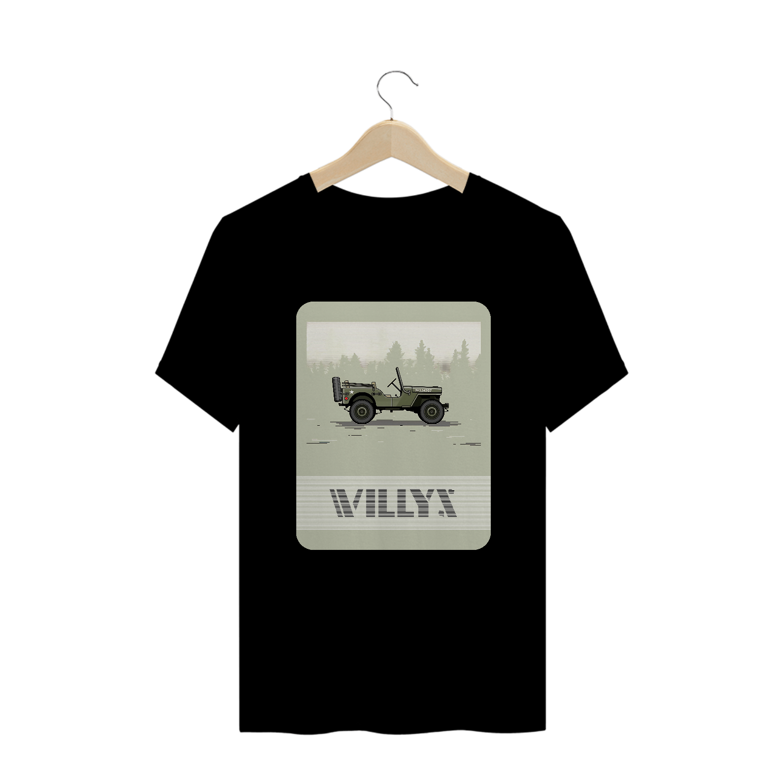 Nome do produto: Camiseta Plus Size - Willys Camp