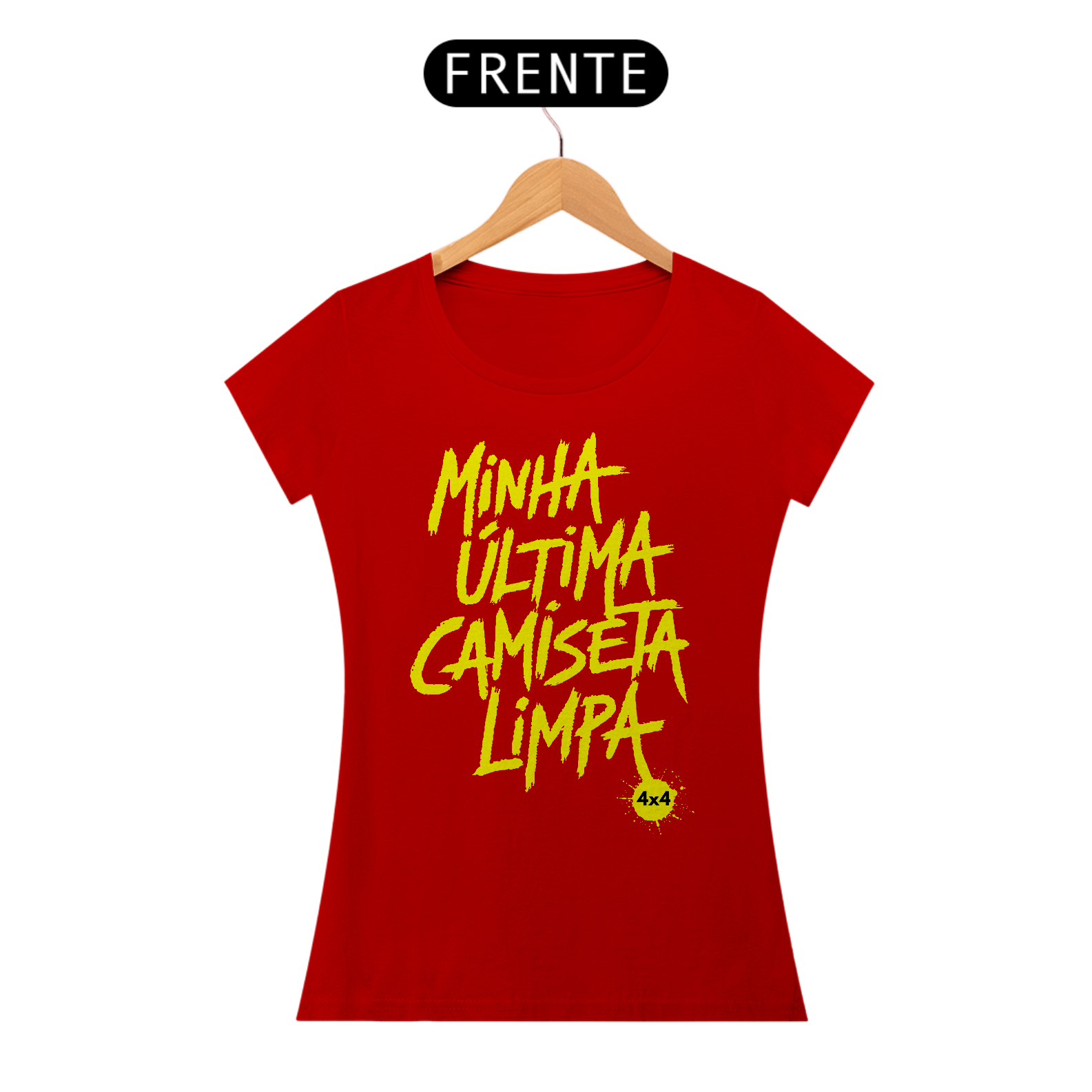 Nome do produto: Baby Look Classic - Ultima Camiseta Limpa