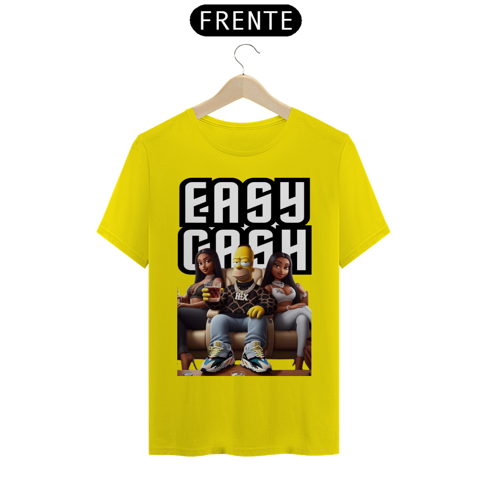 Nome do produto: Camiseta Easy Cash Homer Simpsons