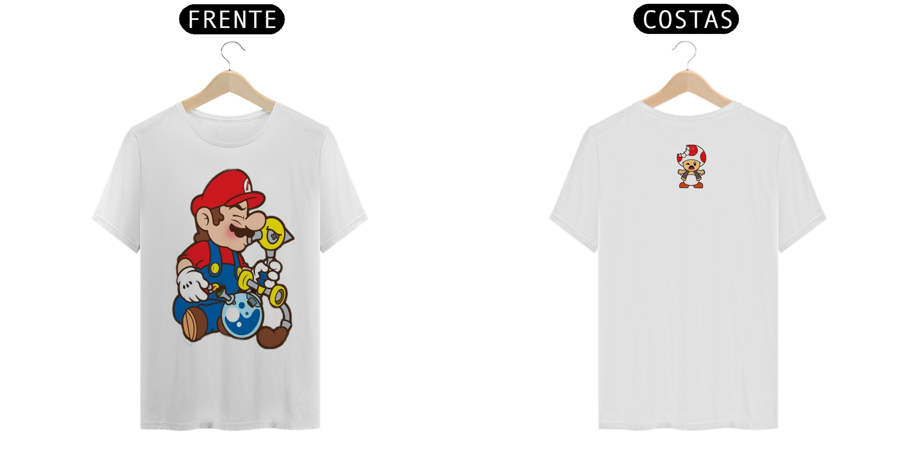 Nome do produto: Camiseta Super Mario Doidão