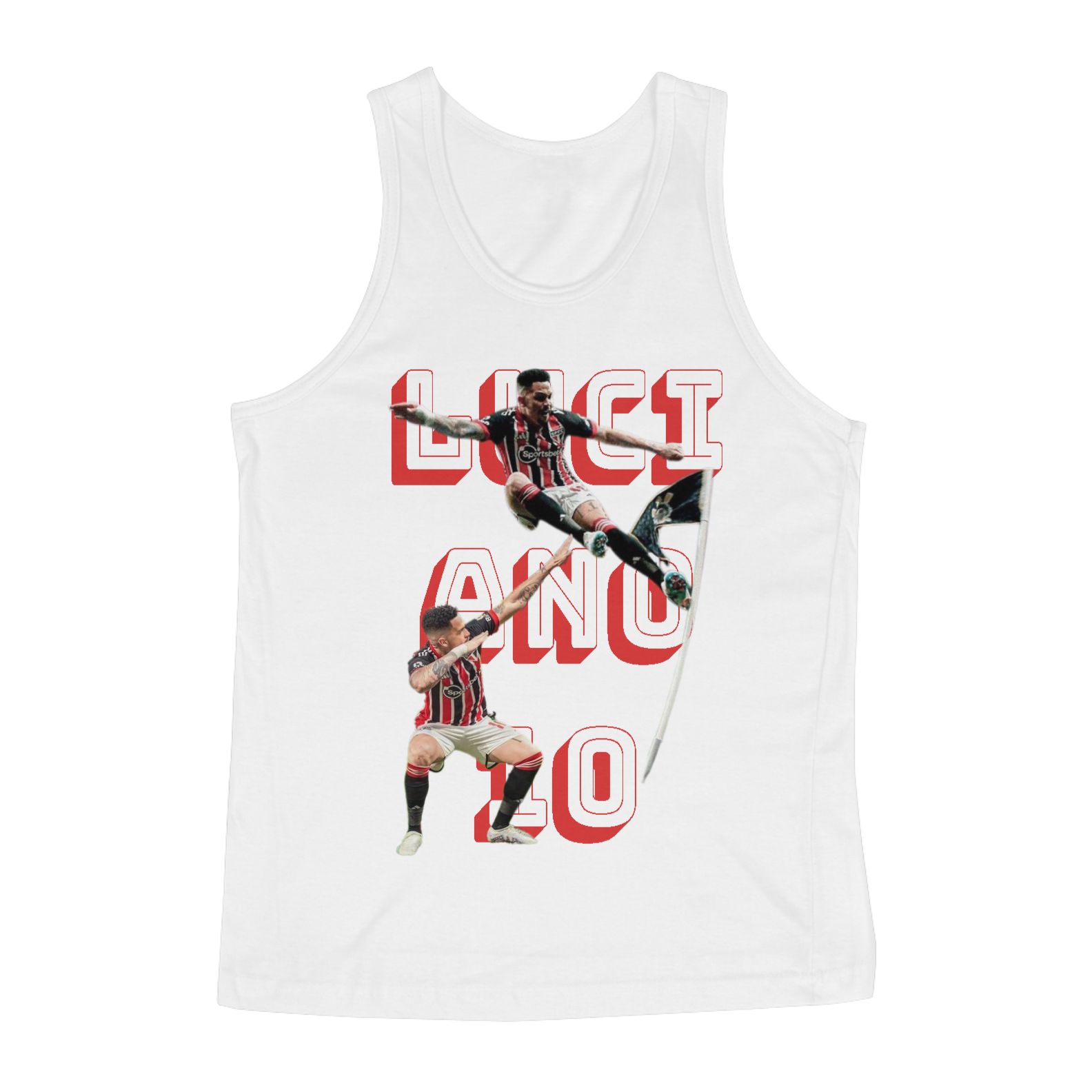 Nome do produto: Regata Luciano 10 Copa do Brasil