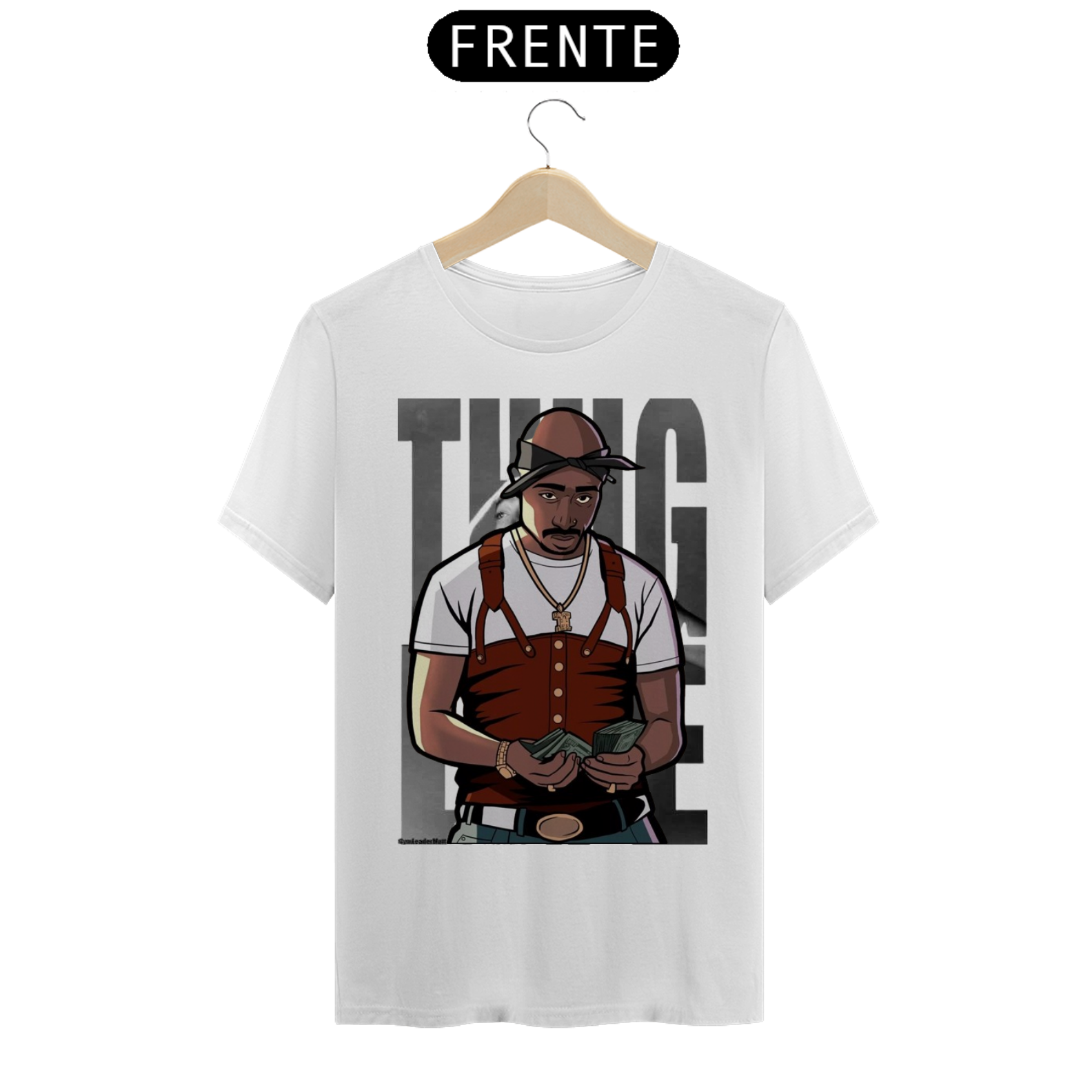 Nome do produto: Camiseta Tupac Shakur Thug Life