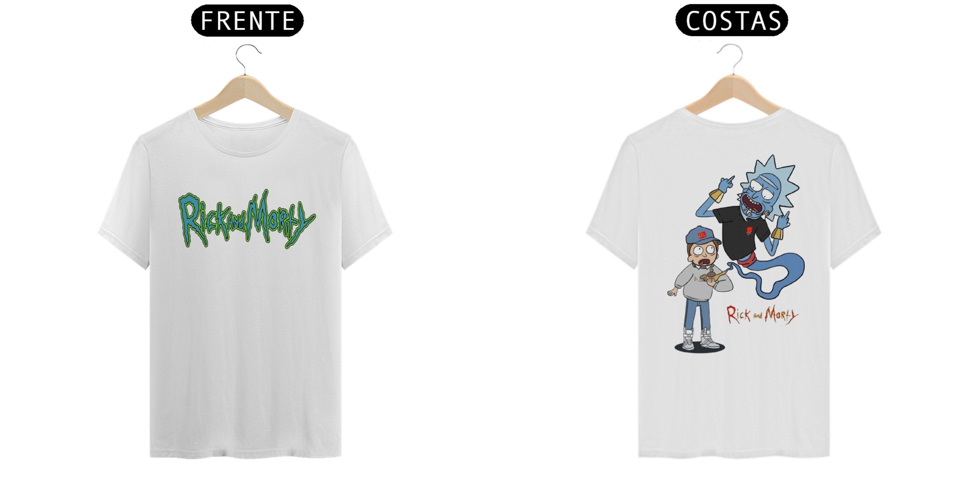 Nome do produto: Camiseta Rick and Morty lampada mágica