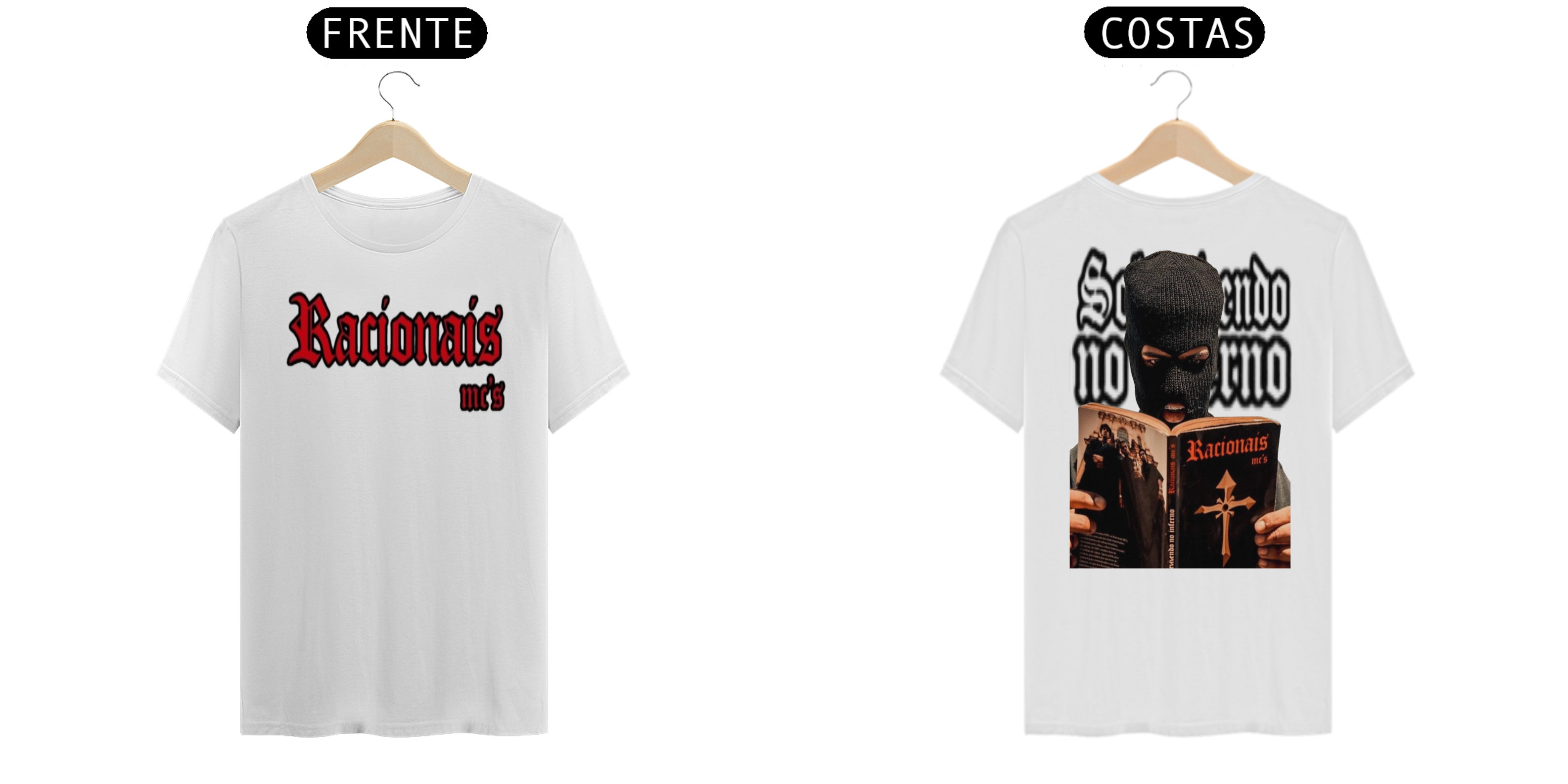 Nome do produto: Camiseta Racionais MCs Sobrevivendo no Inferno