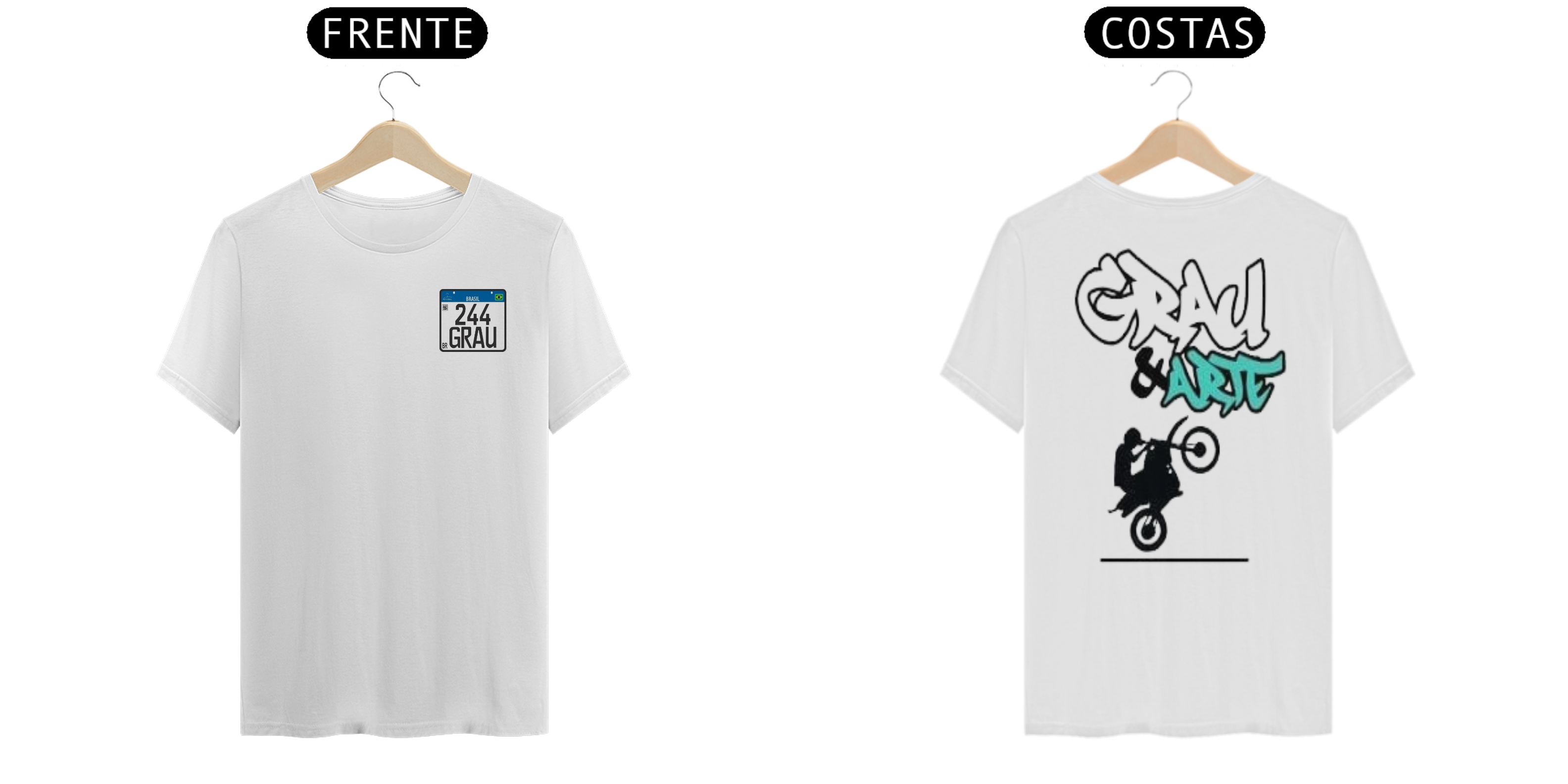 Nome do produto: Camiseta Grau é Arte 244 