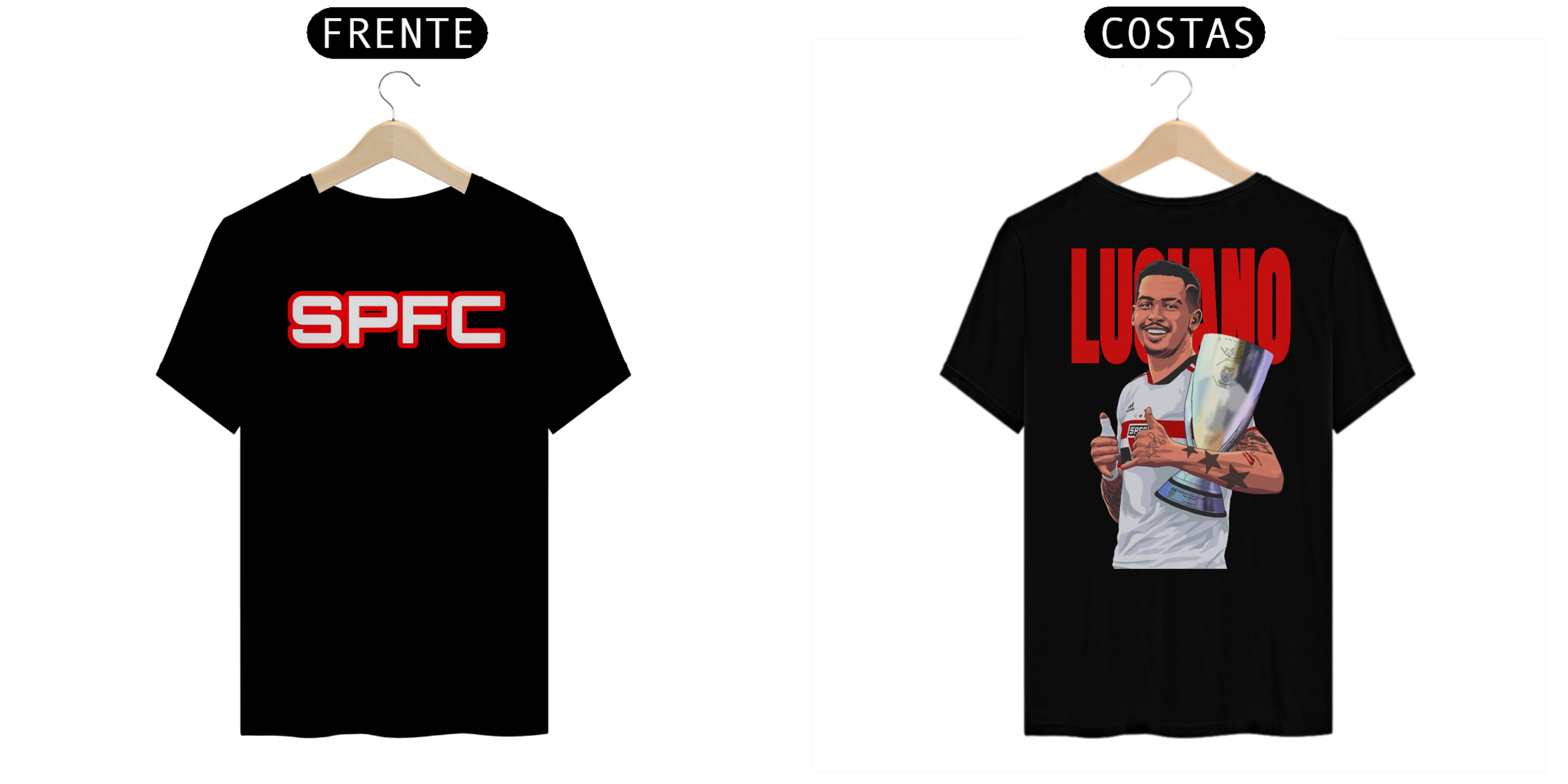 Nome do produto: Camiseta SPFC Luciano Taça