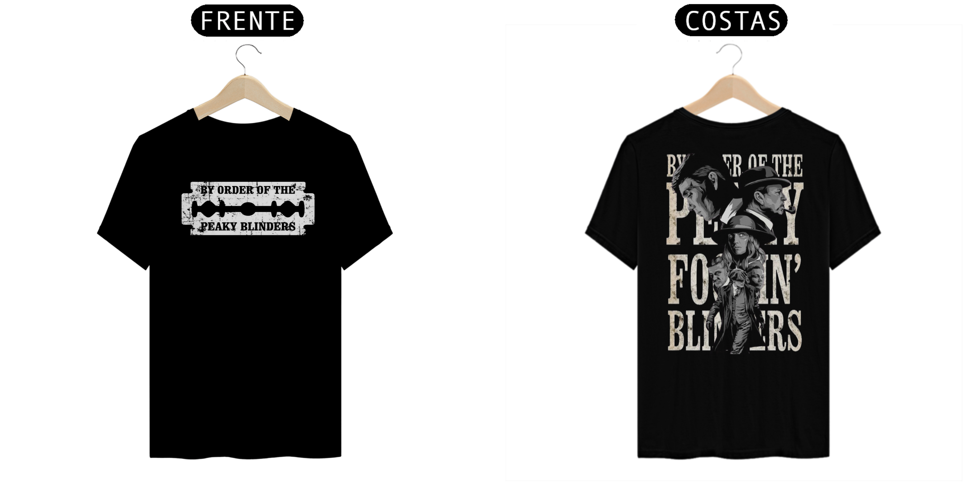 Nome do produto: Camiseta Peaky Blinders Navalha