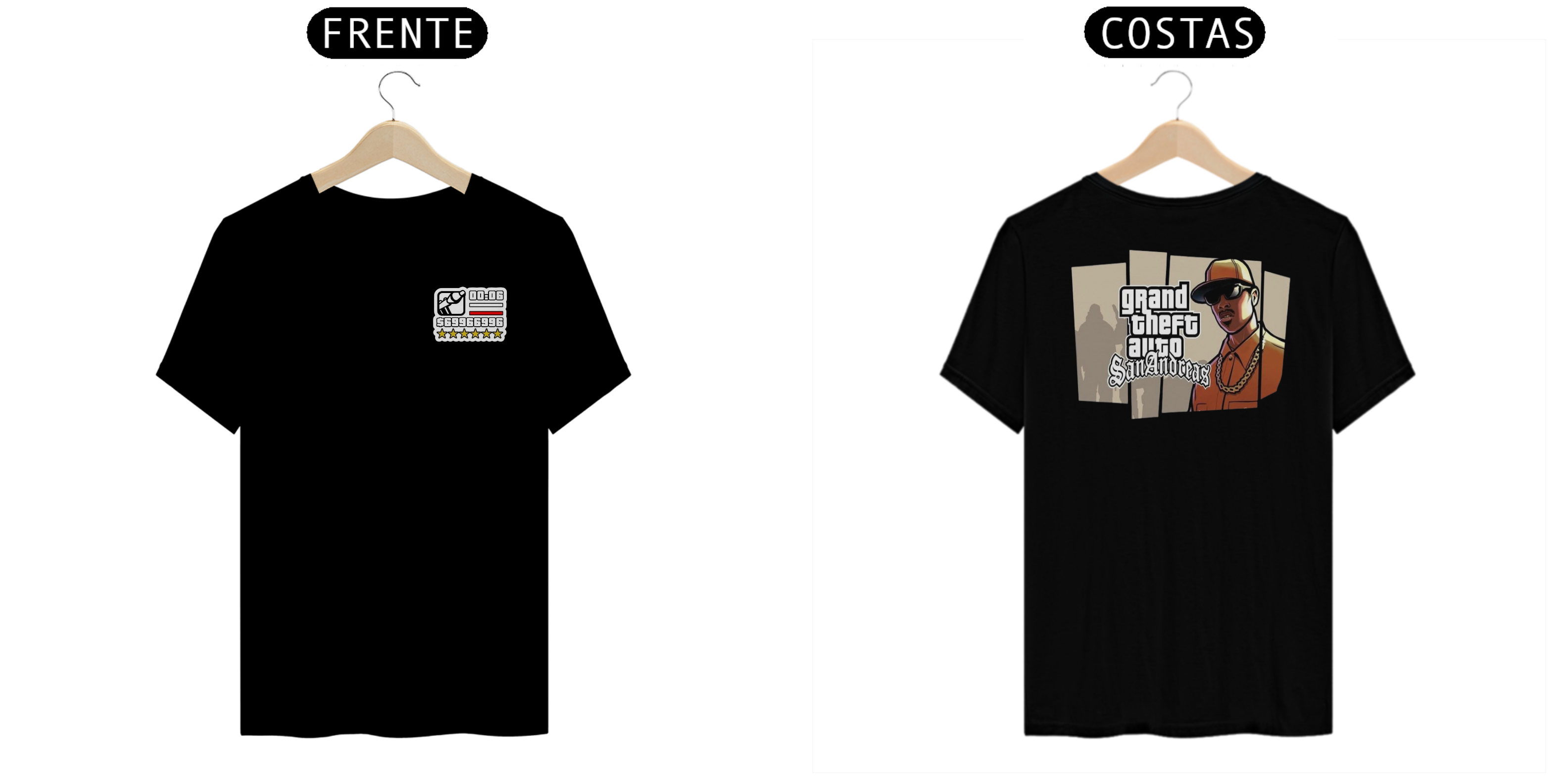 Nome do produto: Camiseta Grand Theft Auto San Andreas