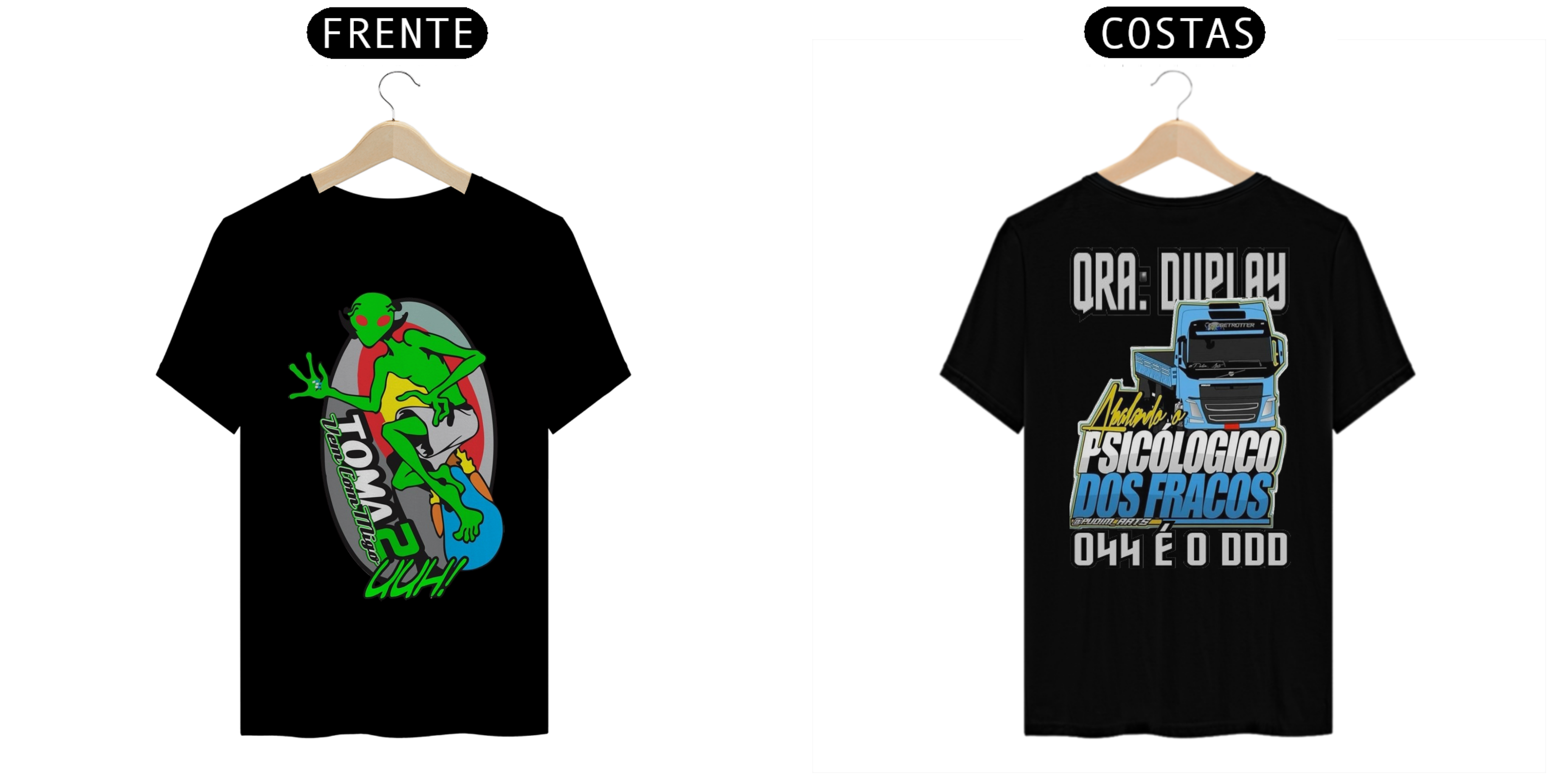 Nome do produto: Camiseta Qra Duplay