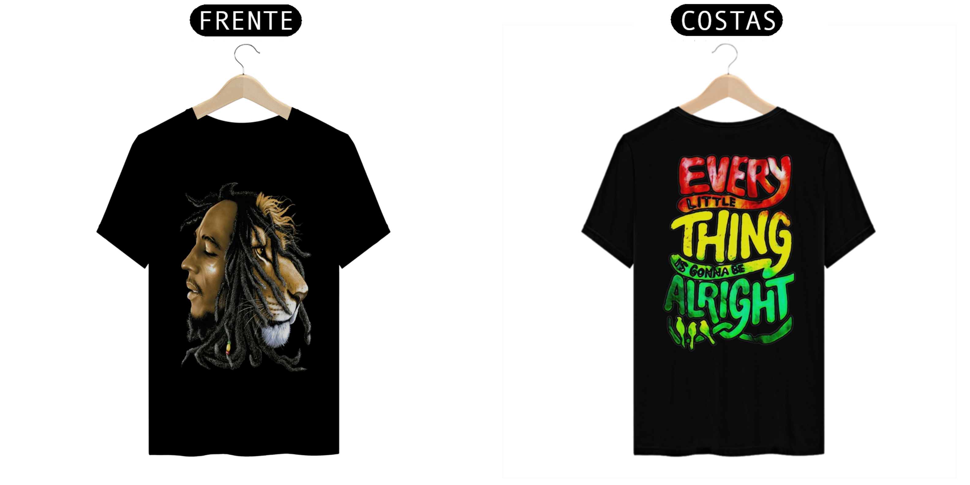 Nome do produto: Camiseta Bob Marley Every Little Thing Is Gonna Be Alright