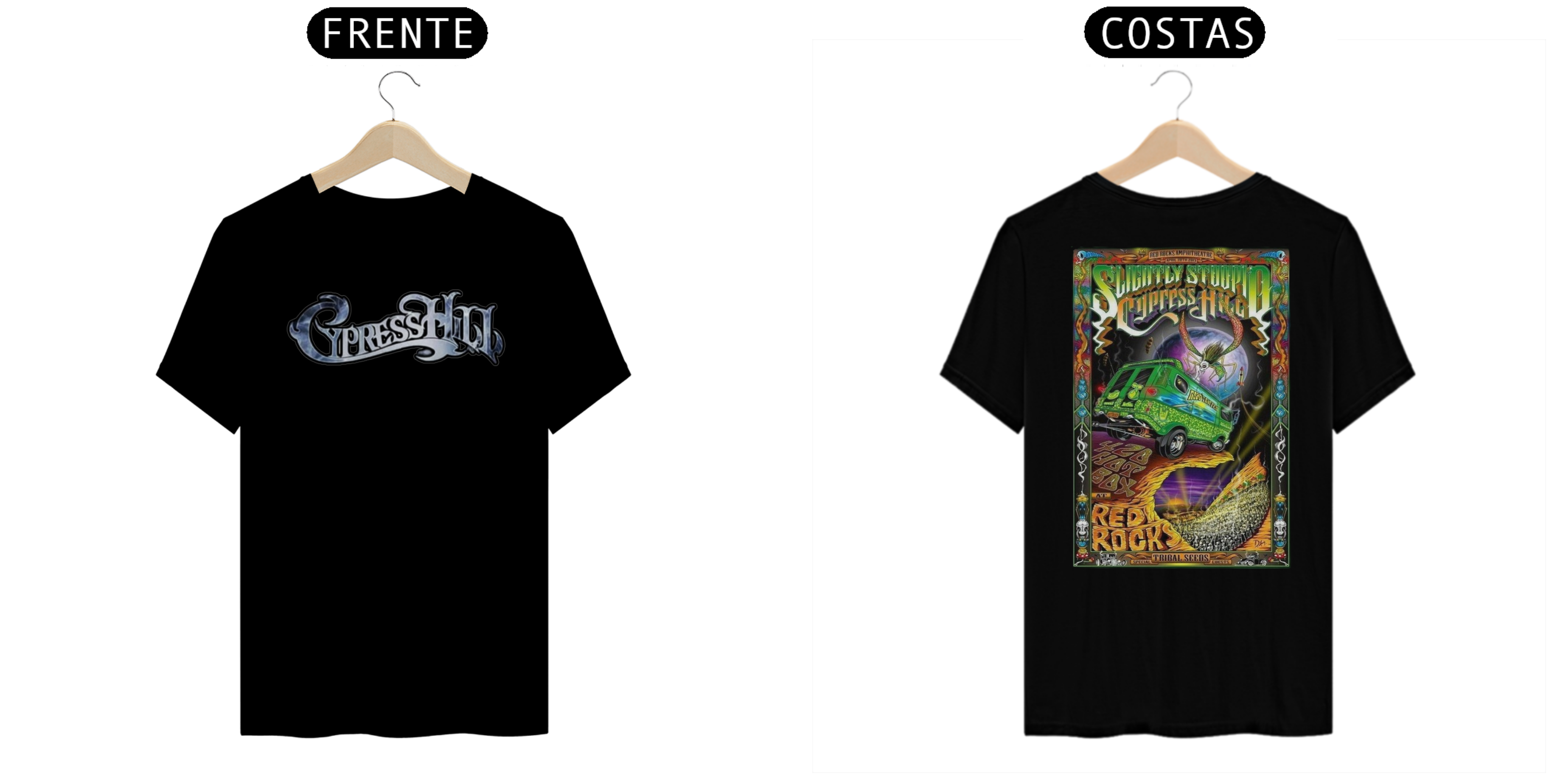 Nome do produto: Camiseta Cypress Hill Red Rock