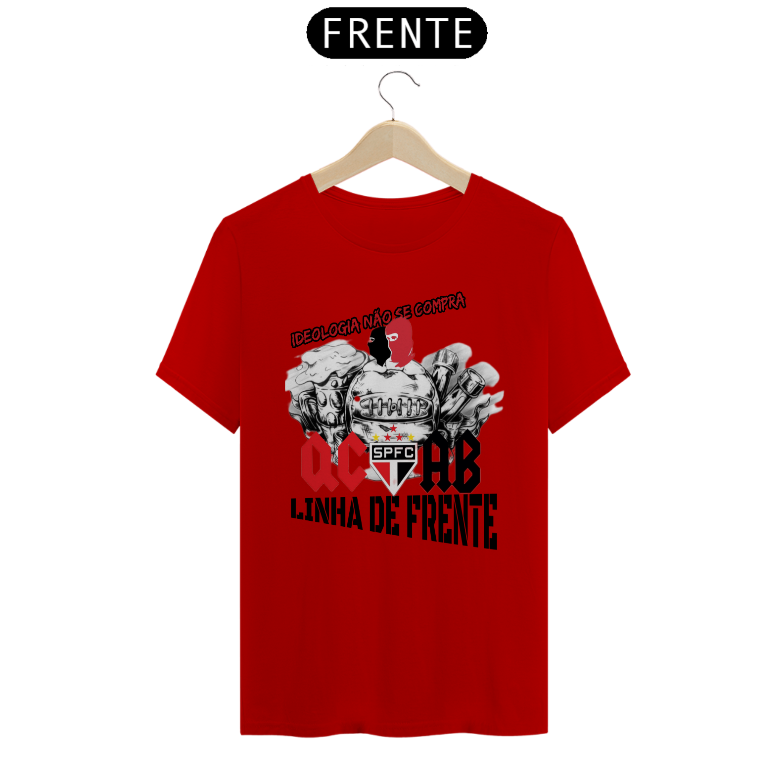 Nome do produto: Camiseta Linha de Frente ACAB Ideologia não se compra 
