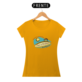 Camiseta Fem Algodão - Mar e Trilhas